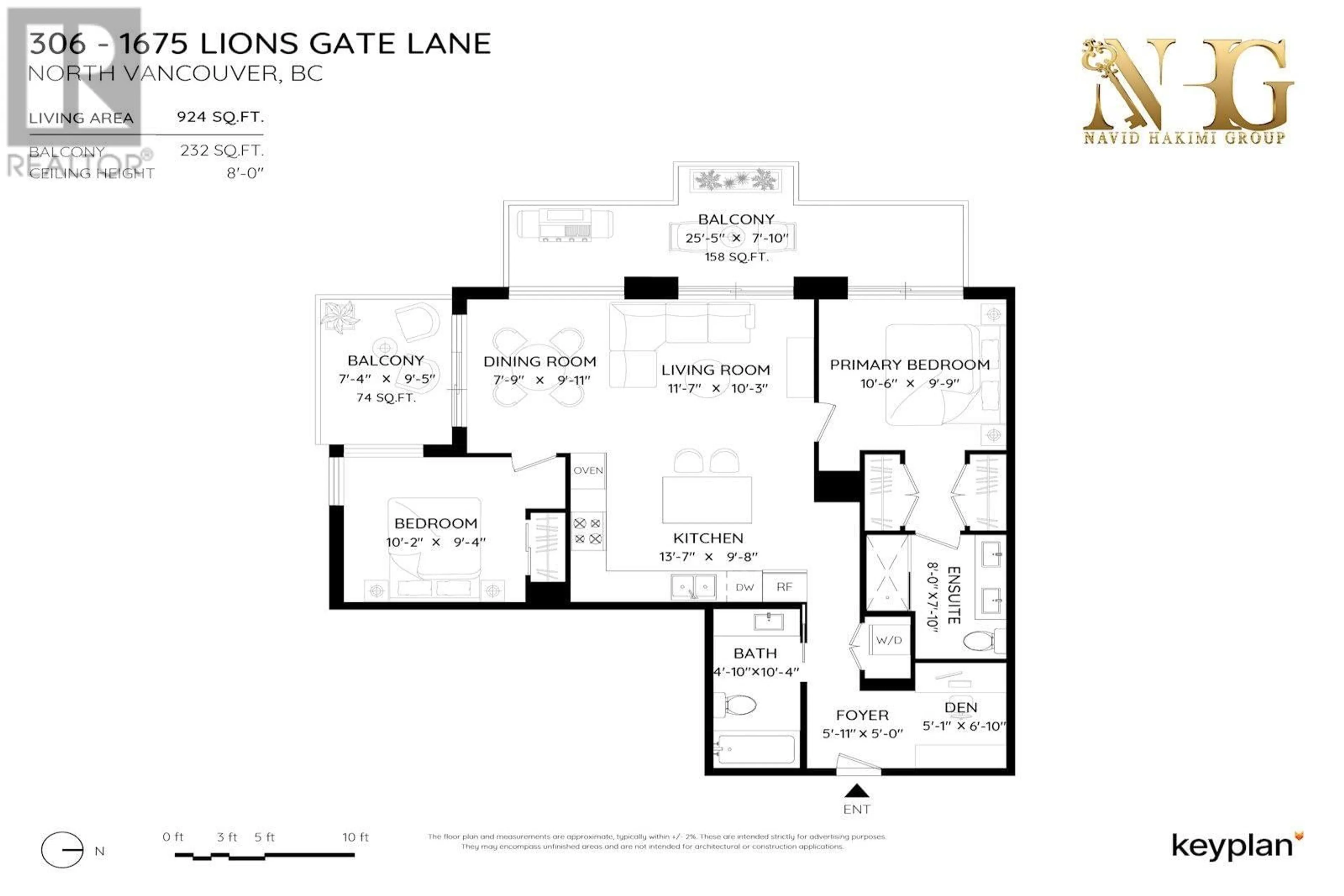 Floor plan for 306 1675 LIONS GATE LANE, North Vancouver British Columbia V7P3B4