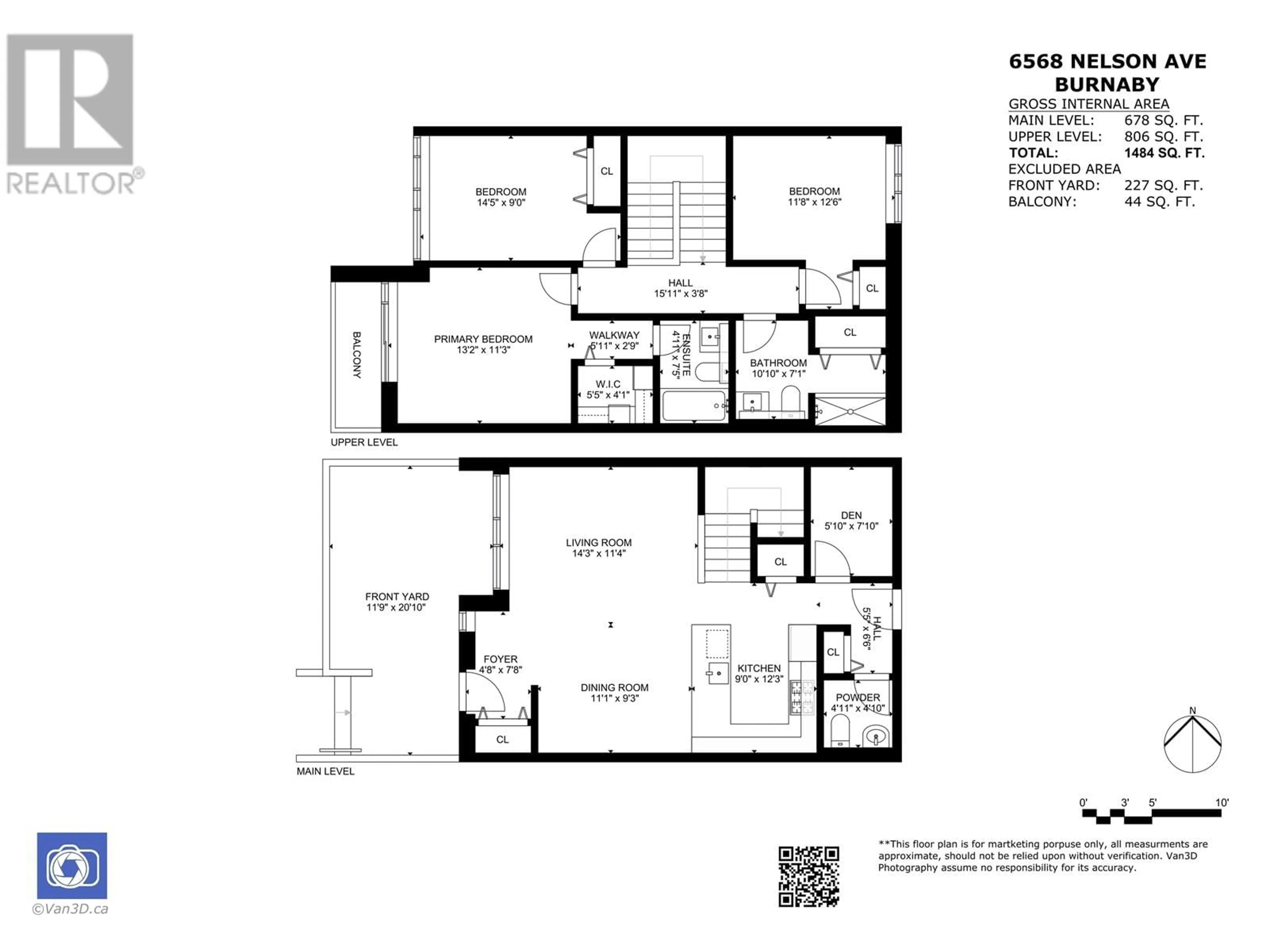 Floor plan for 6568 NELSON AVENUE, Burnaby British Columbia V5H0E8