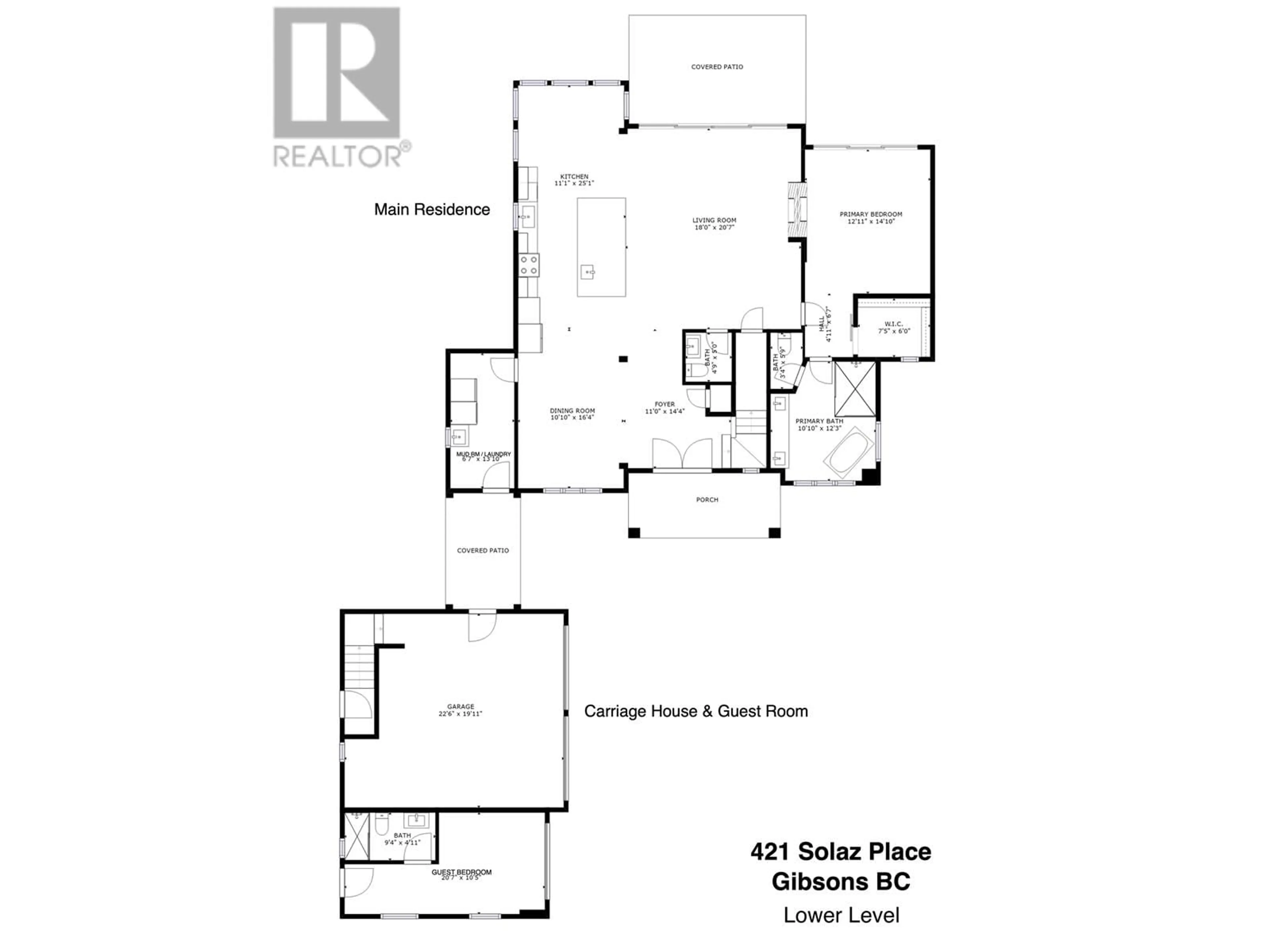 Floor plan for 421 SOLAZ PLACE, Gibsons British Columbia V0N1V5