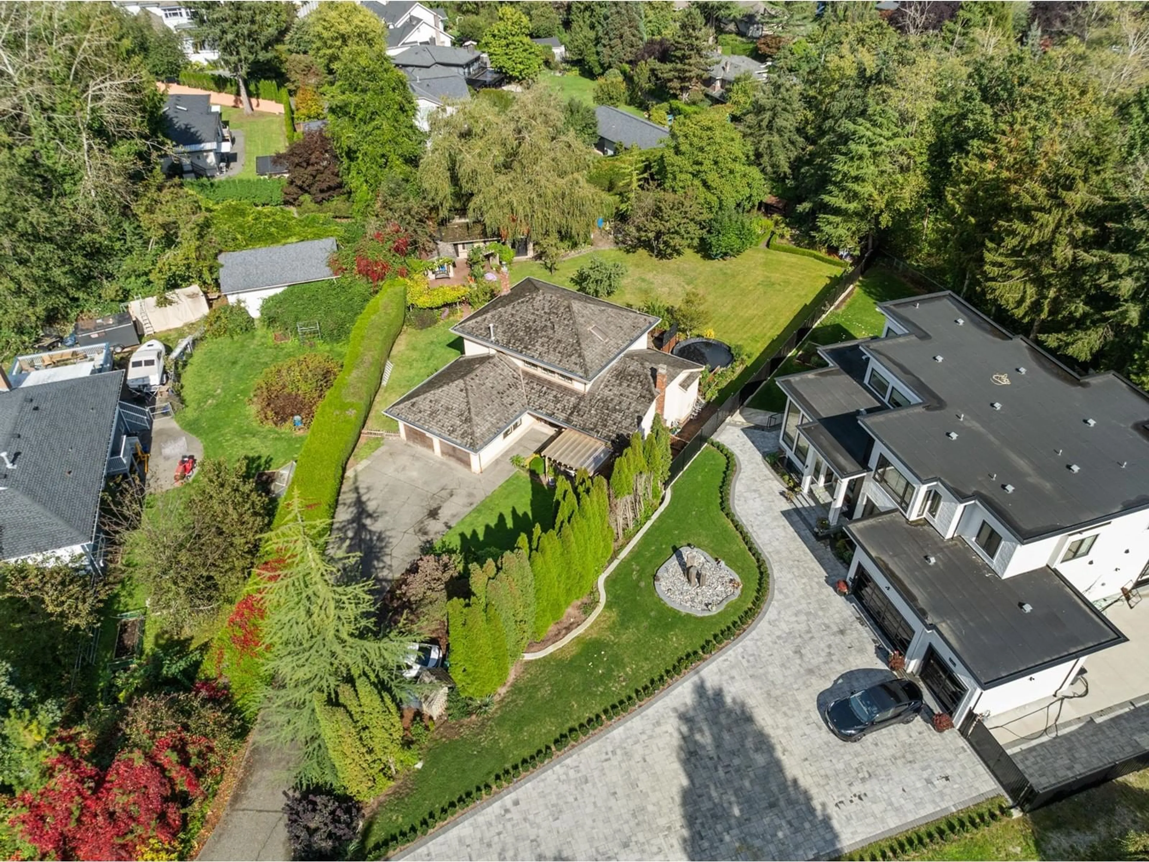 A pic from outside/outdoor area/front of a property/back of a property/a pic from drone, street for 7402 149A STREET, Surrey British Columbia V3S3H5