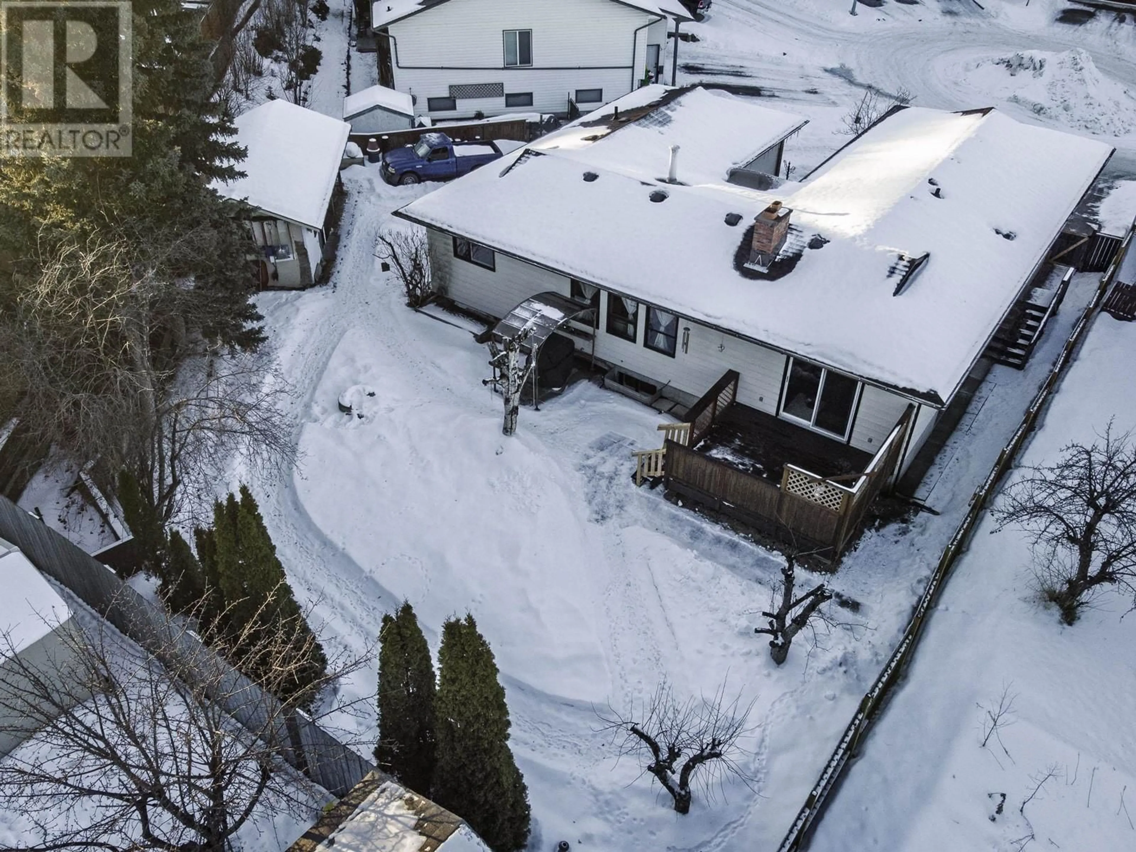 A pic from outside/outdoor area/front of a property/back of a property/a pic from drone, street for 2881 CALHOUN PLACE, Prince George British Columbia V2N5J5