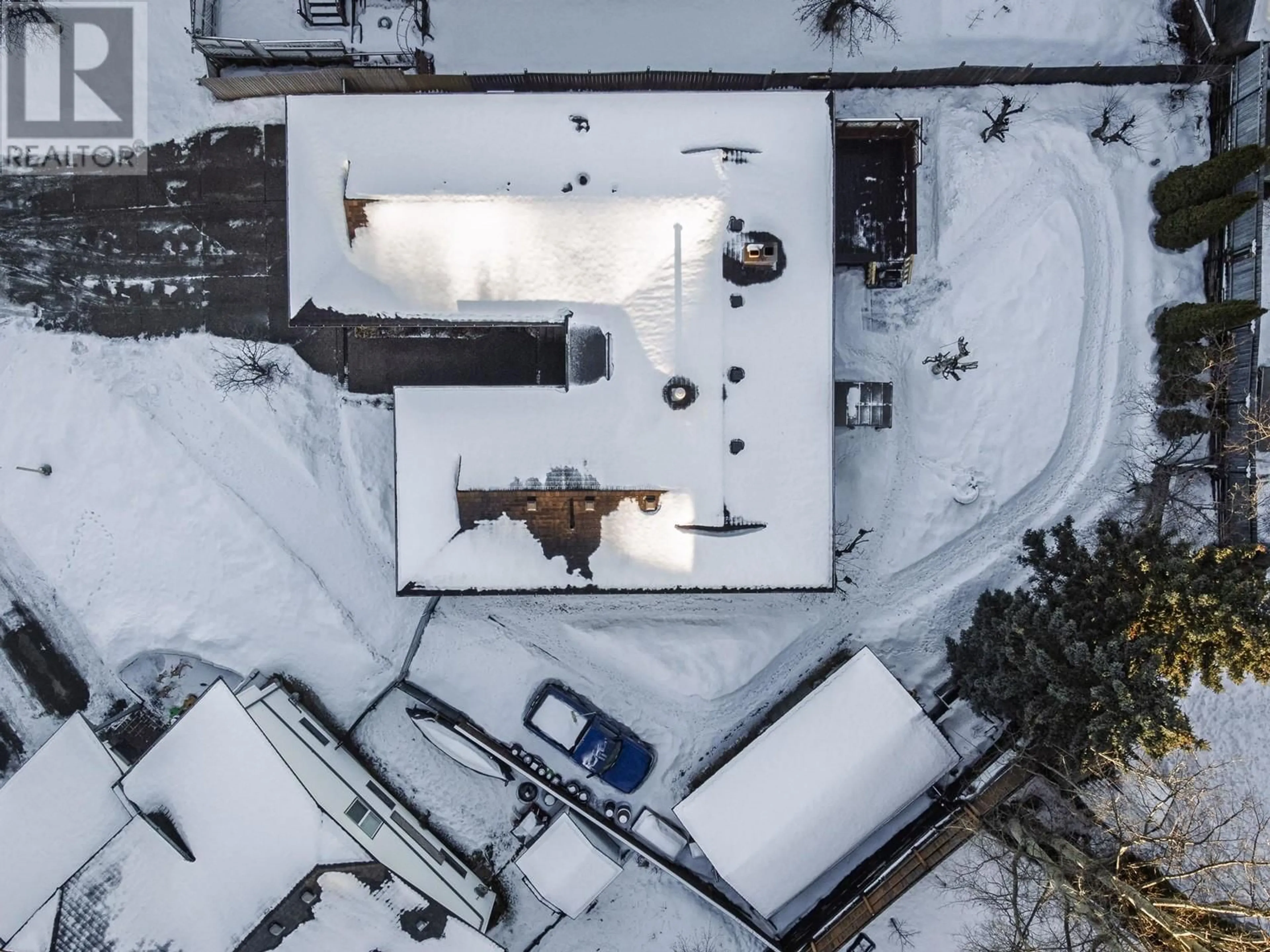 A pic from outside/outdoor area/front of a property/back of a property/a pic from drone, street for 2881 CALHOUN PLACE, Prince George British Columbia V2N5J5