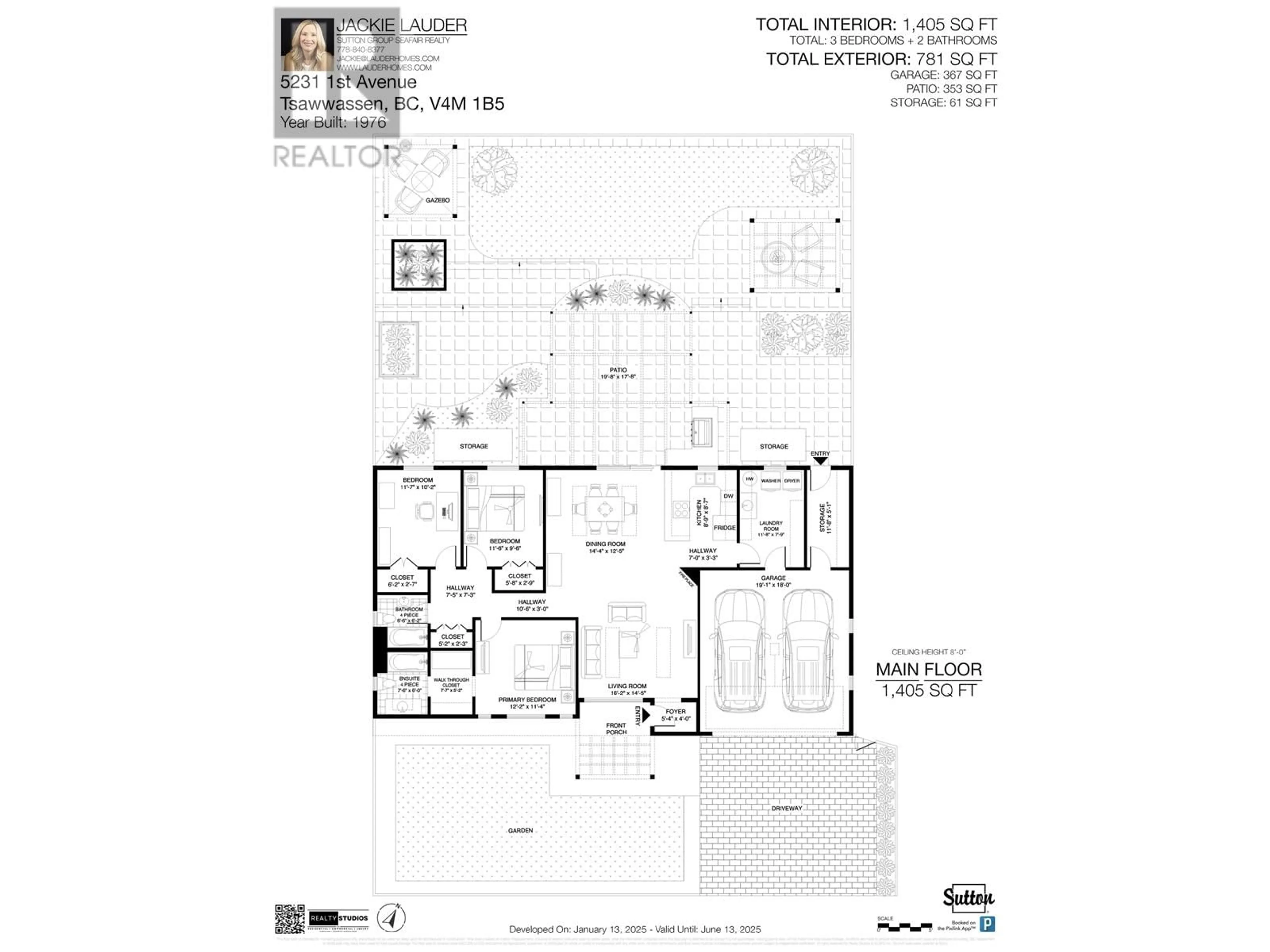 Floor plan for 5231 1 AVENUE, Delta British Columbia V4M1B4