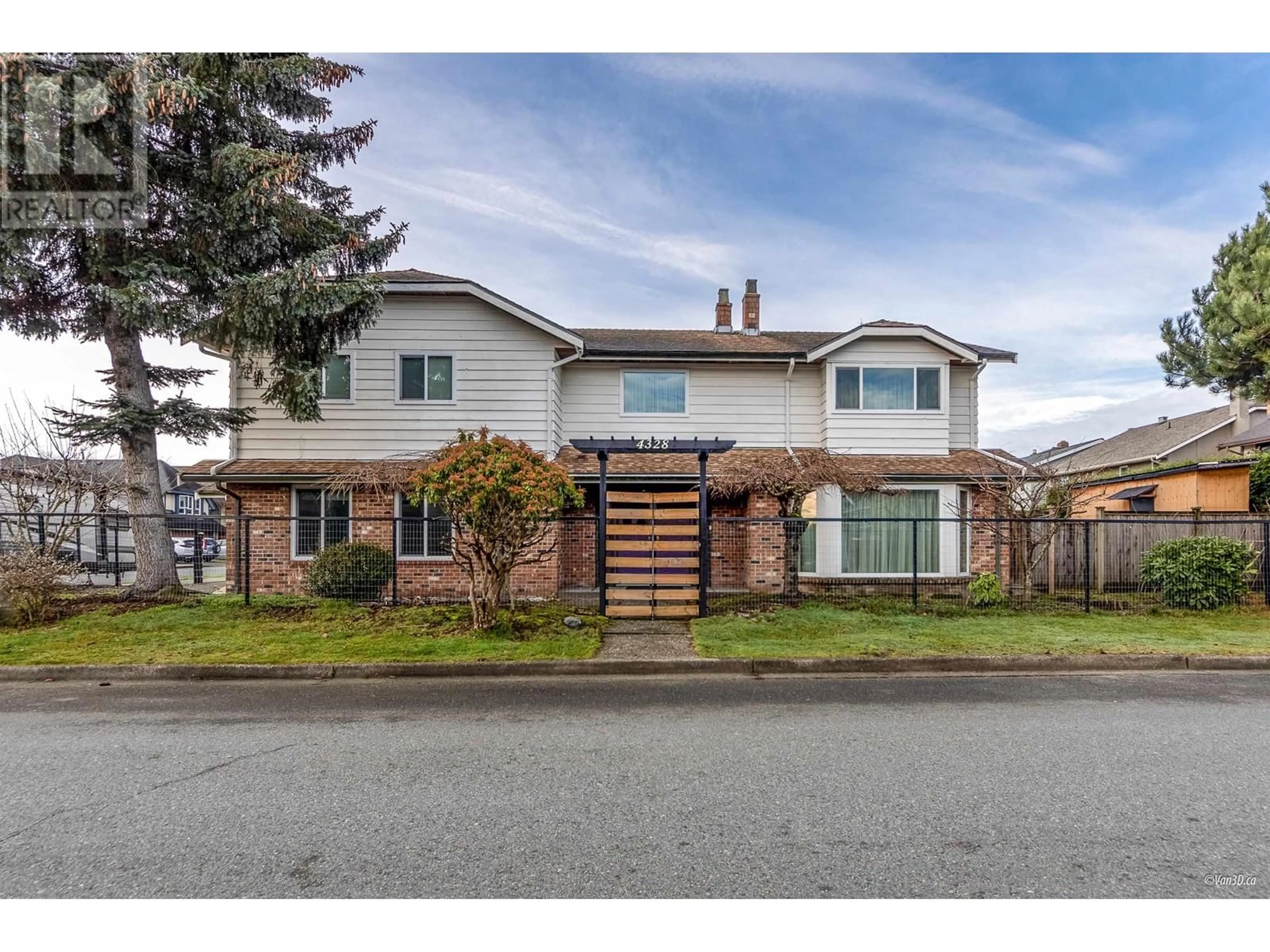 Home with brick exterior material, street for 4328 FORTUNE AVENUE, Richmond British Columbia V7E5P8