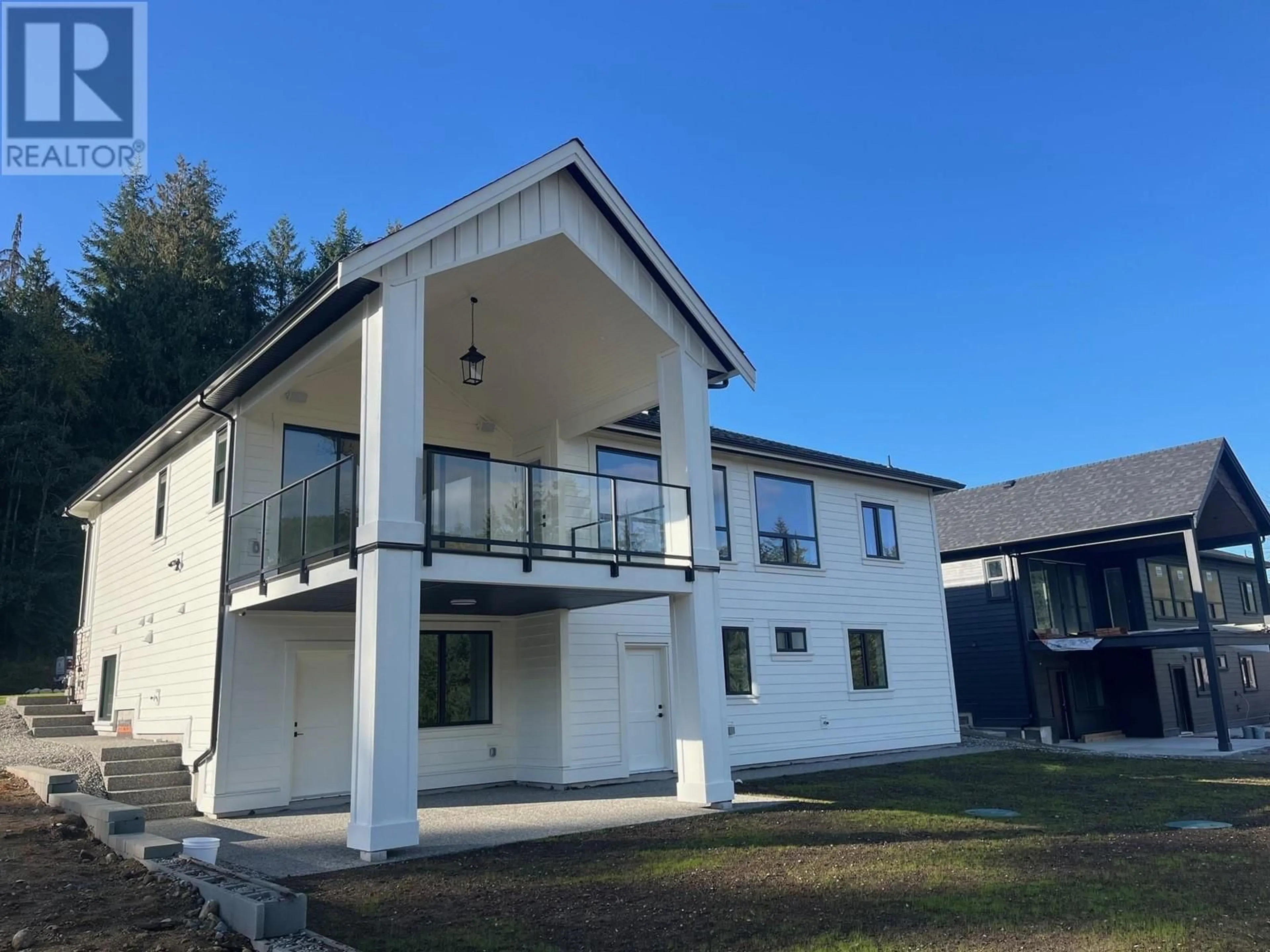 A pic from outside/outdoor area/front of a property/back of a property/a pic from drone, building for 1203 CASTLE ROAD, Gibsons British Columbia V0N1V5