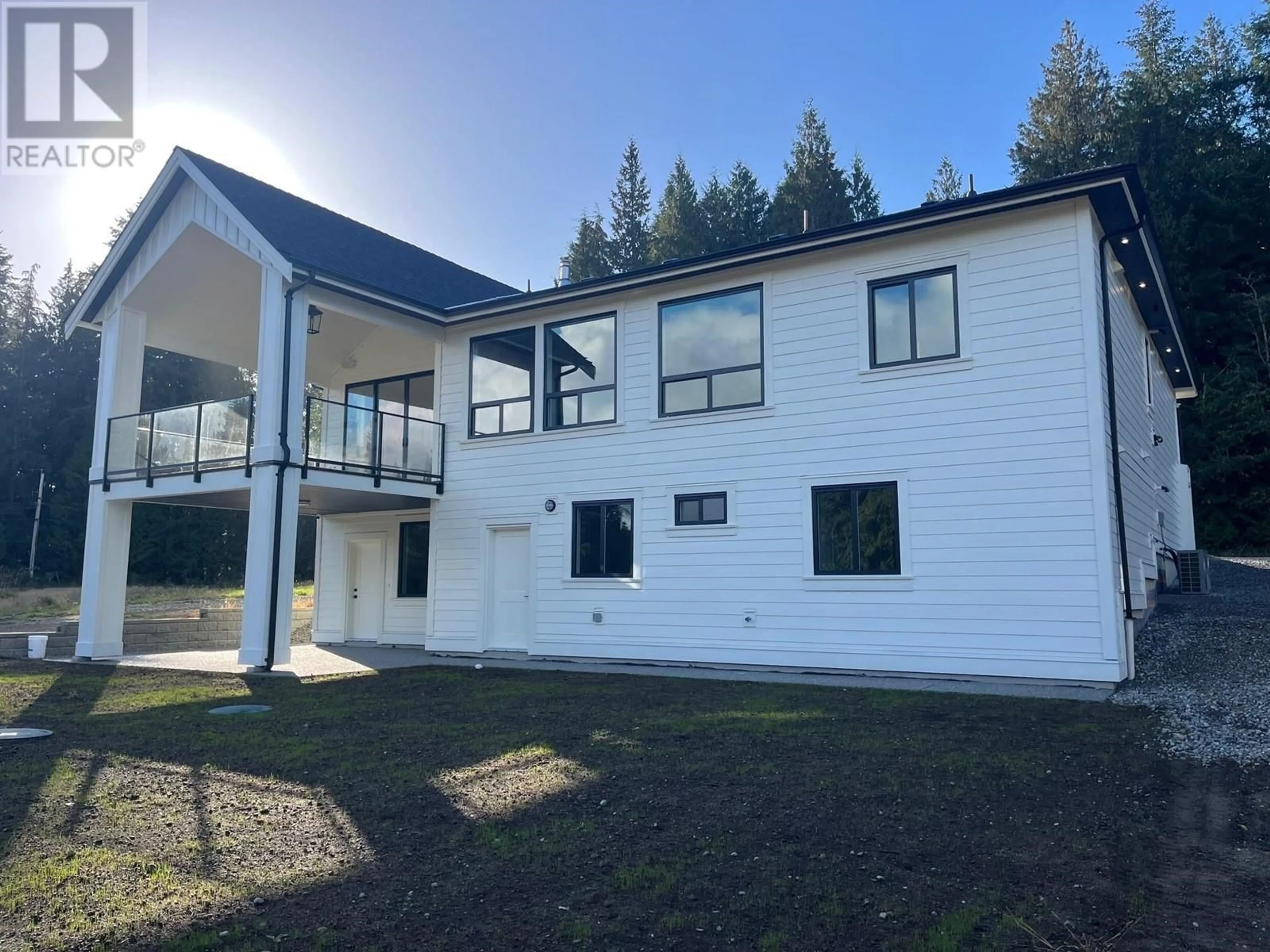 A pic from outside/outdoor area/front of a property/back of a property/a pic from drone, building for 1203 CASTLE ROAD, Gibsons British Columbia V0N1V5