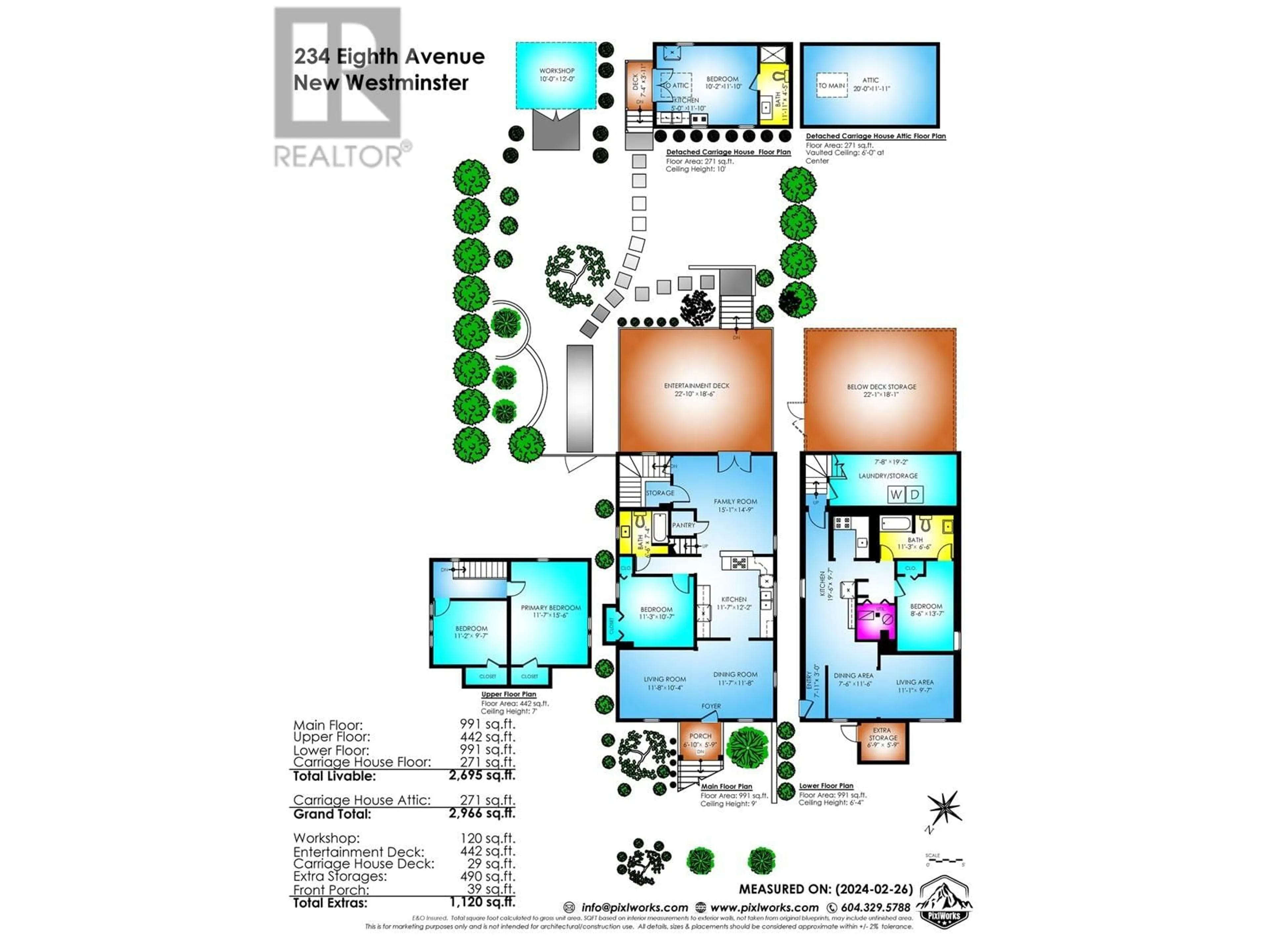 Floor plan for 234 EIGHTH AVENUE, New Westminster British Columbia V3L1Y2