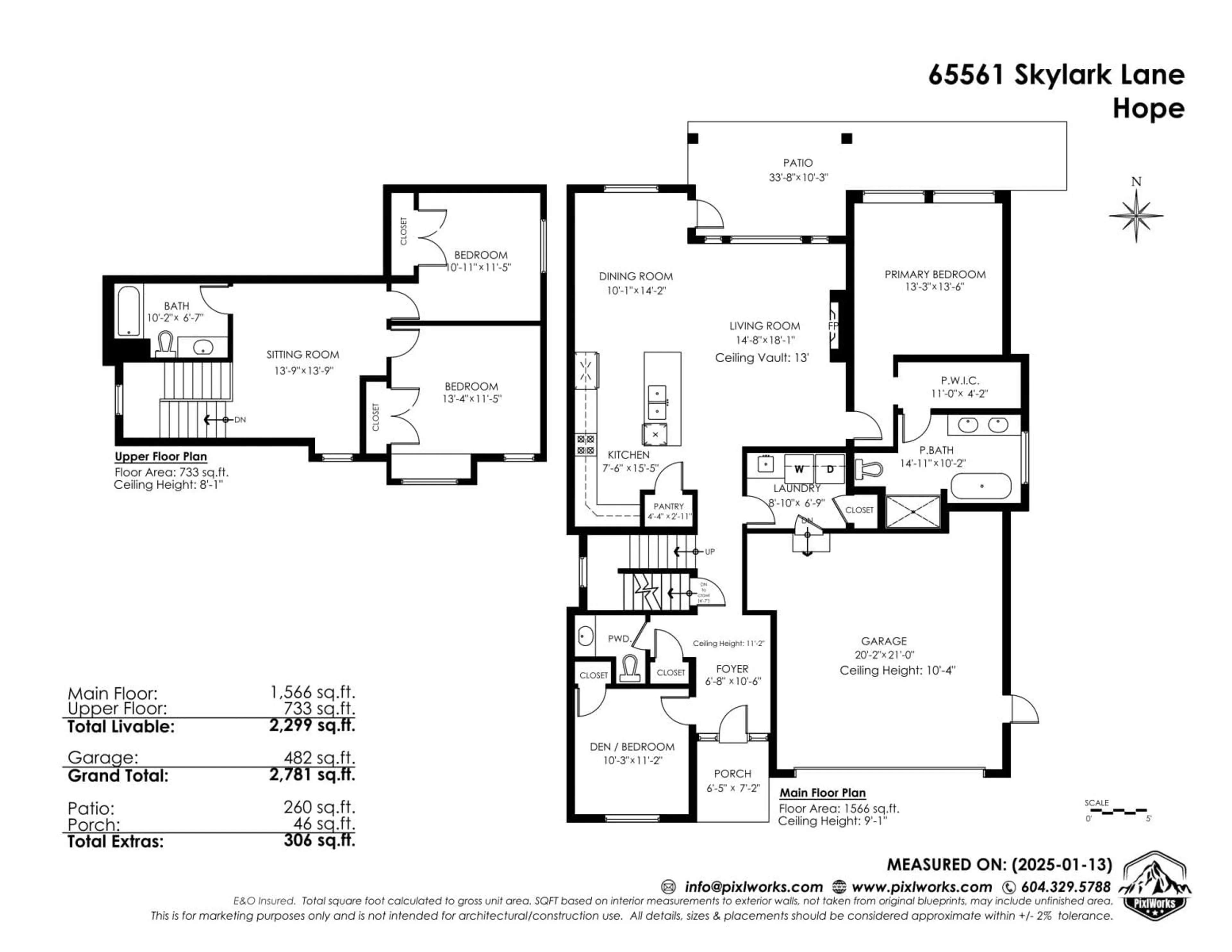 Floor plan for 65561 SKYLARK LANE|Hope, Hope British Columbia V0X1L1