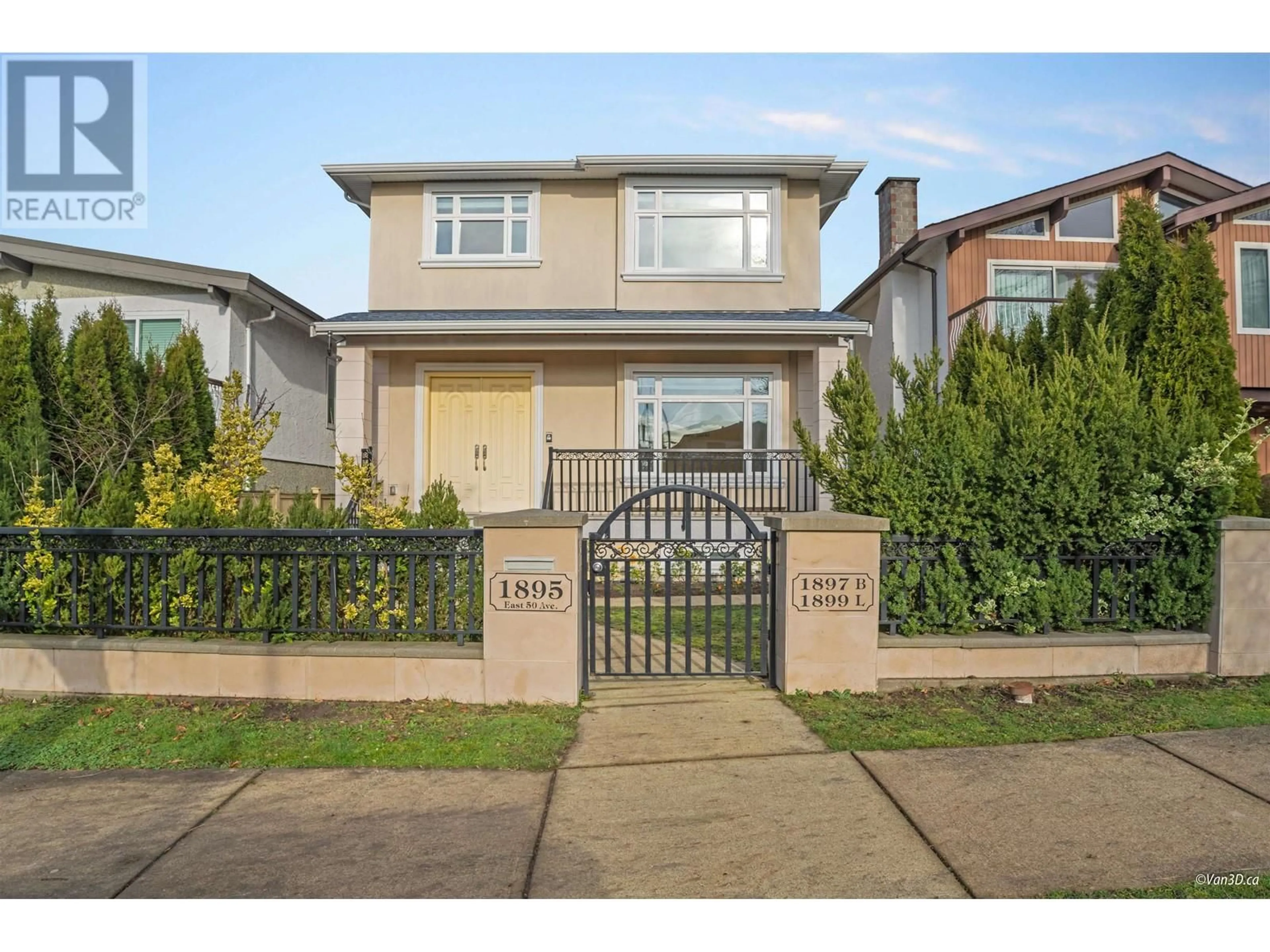 Home with brick exterior material, street for 1895 E 50TH AVENUE, Vancouver British Columbia V5P1V1