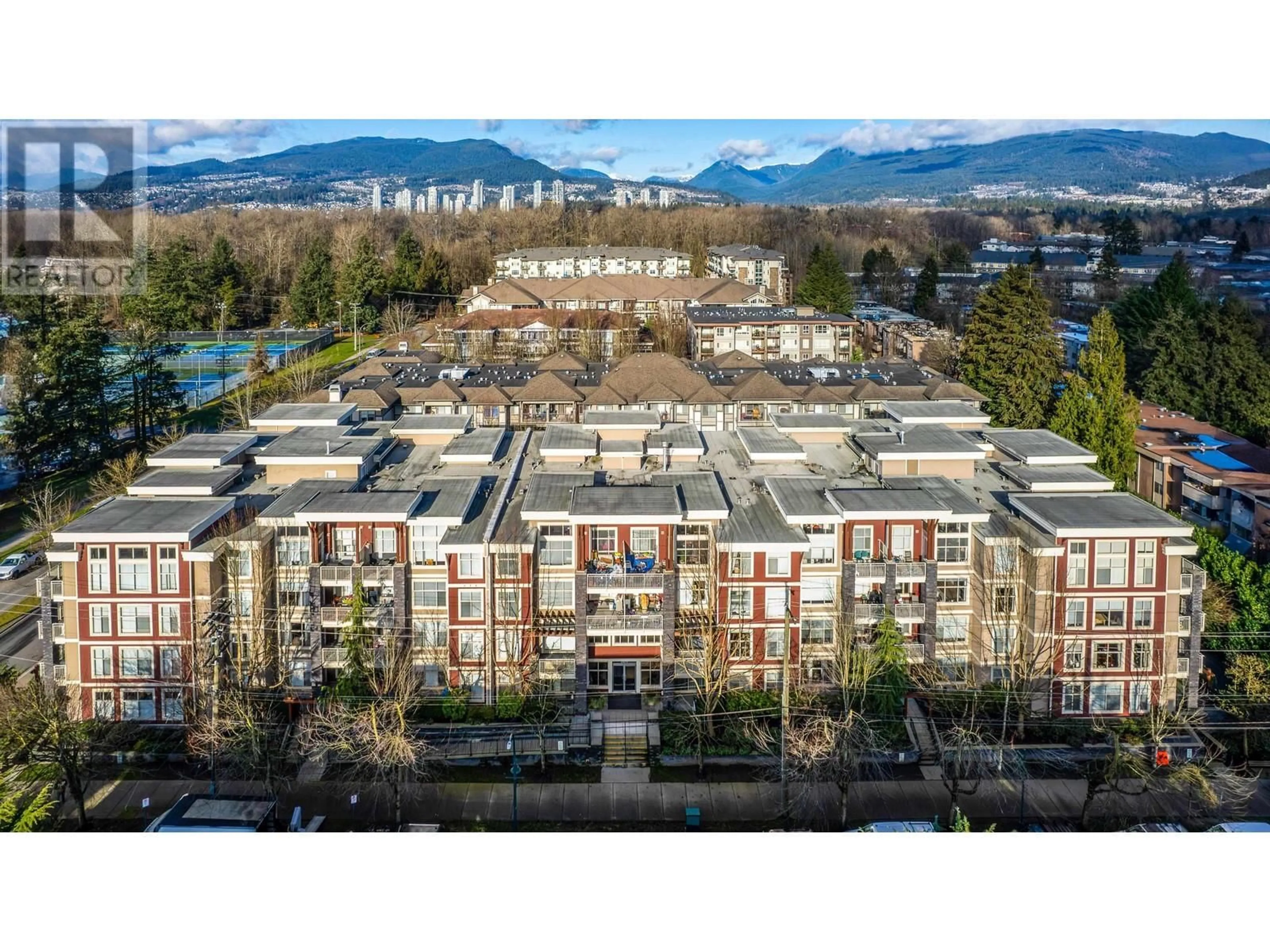 A pic from outside/outdoor area/front of a property/back of a property/a pic from drone, mountain view for 119 2477 KELLY AVENUE, Port Coquitlam British Columbia V3C0B3