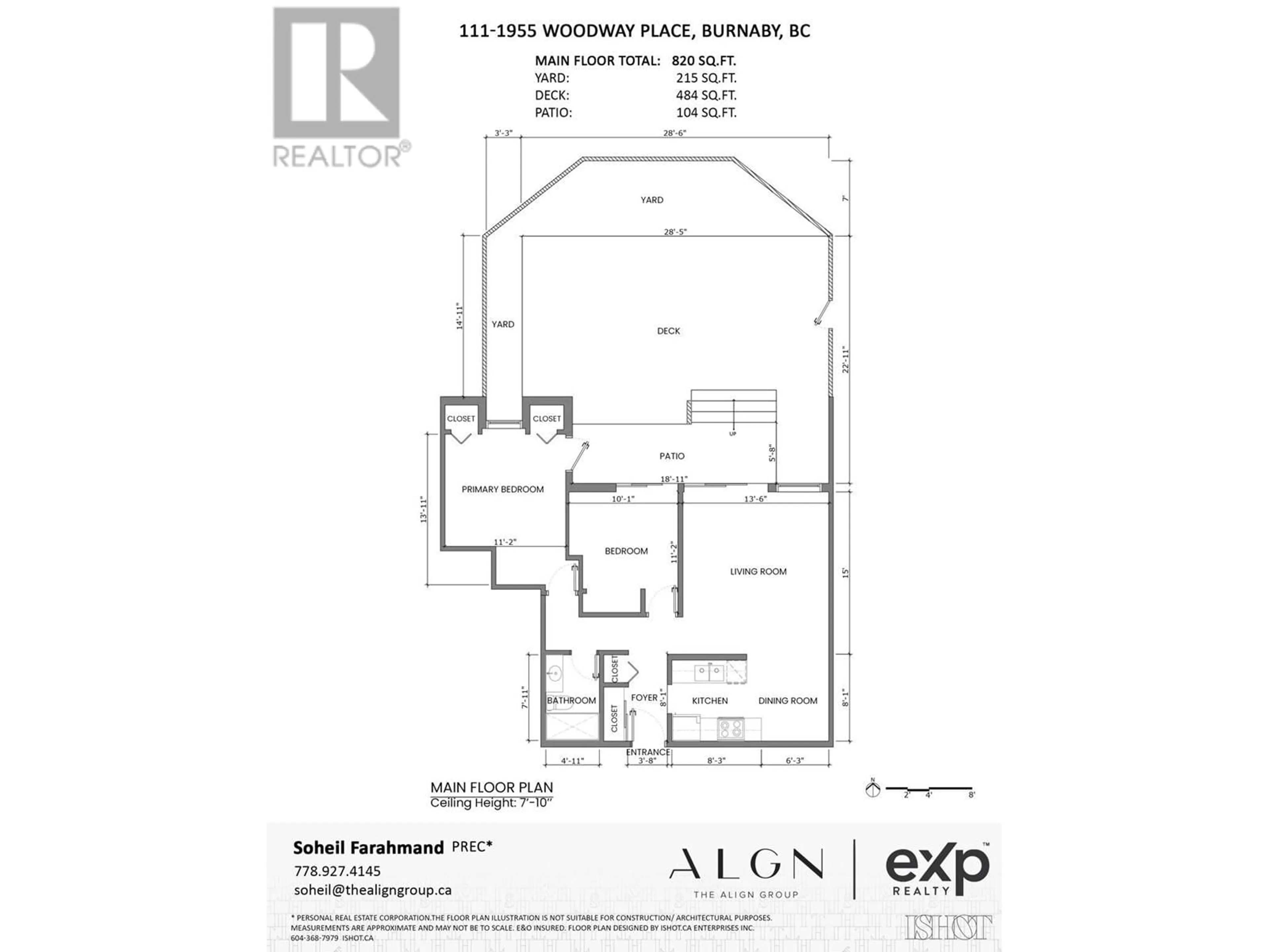 Floor plan for 111 1955 WOODWAY PLACE, Burnaby British Columbia V5B4S5