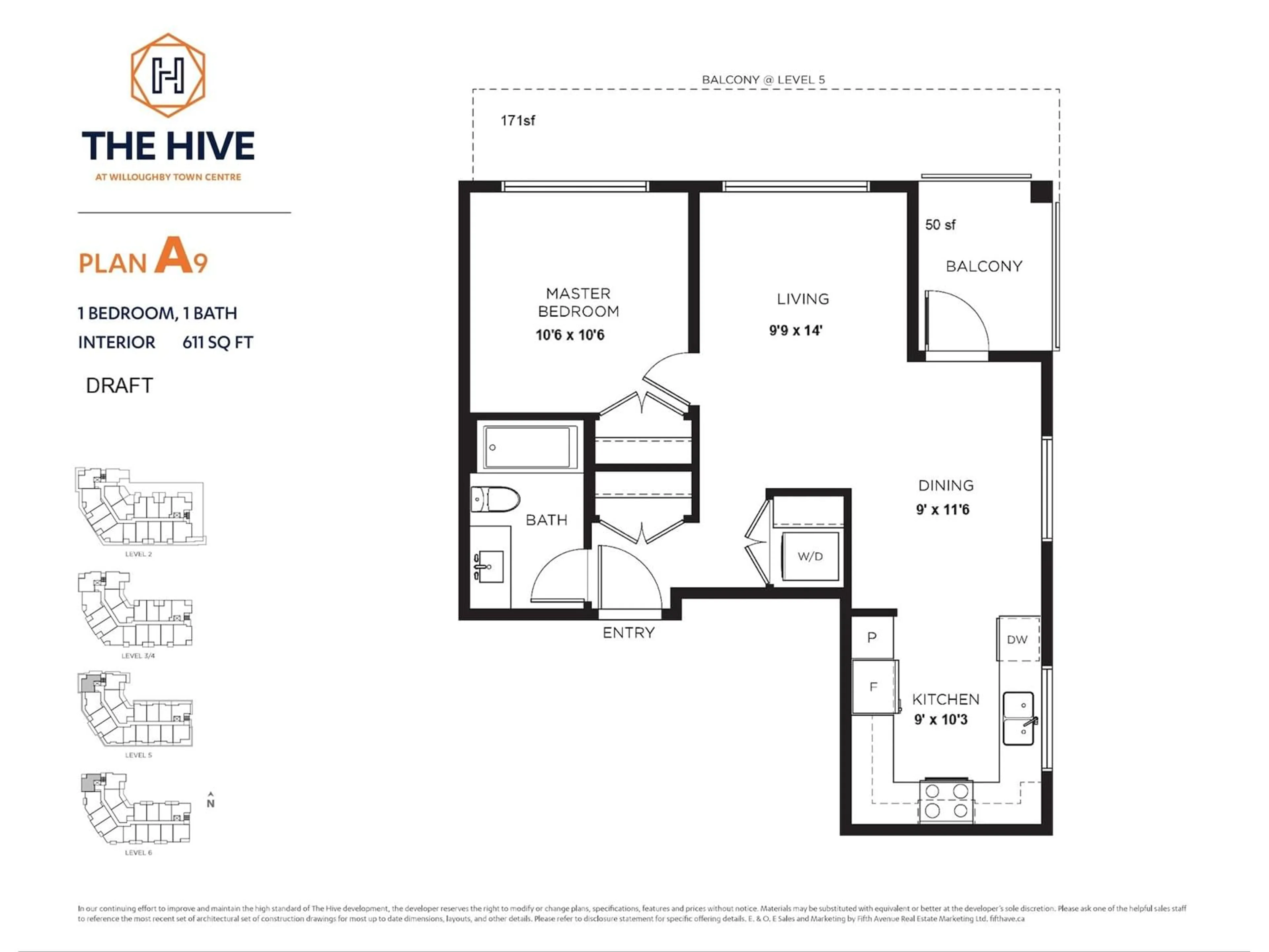 Floor plan for 617 7920 206 STREET, Langley British Columbia V2Y3X1