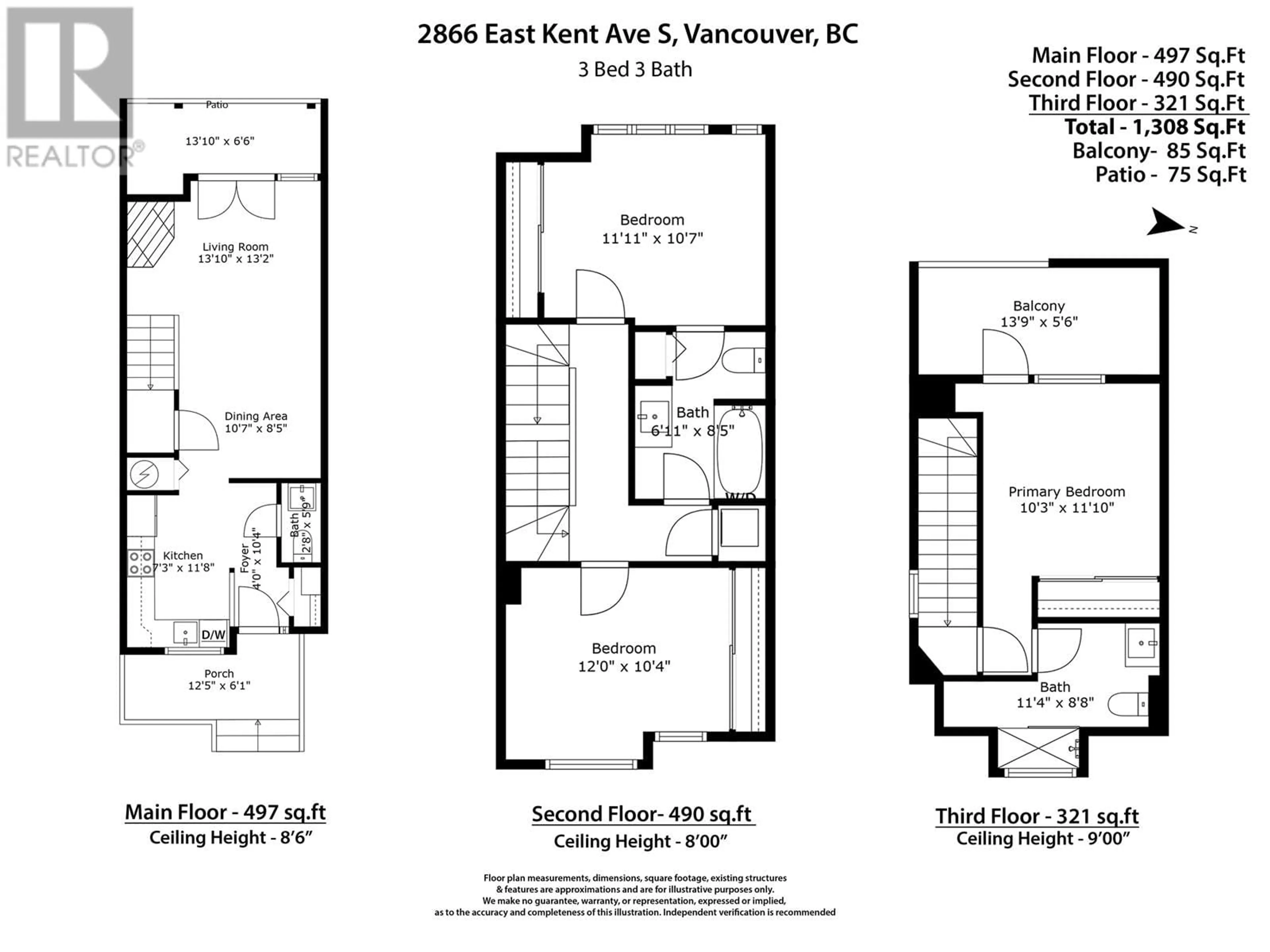 Floor plan for 2866 E KENT AVENUE SOUTH AVENUE, Vancouver British Columbia V5S4T4