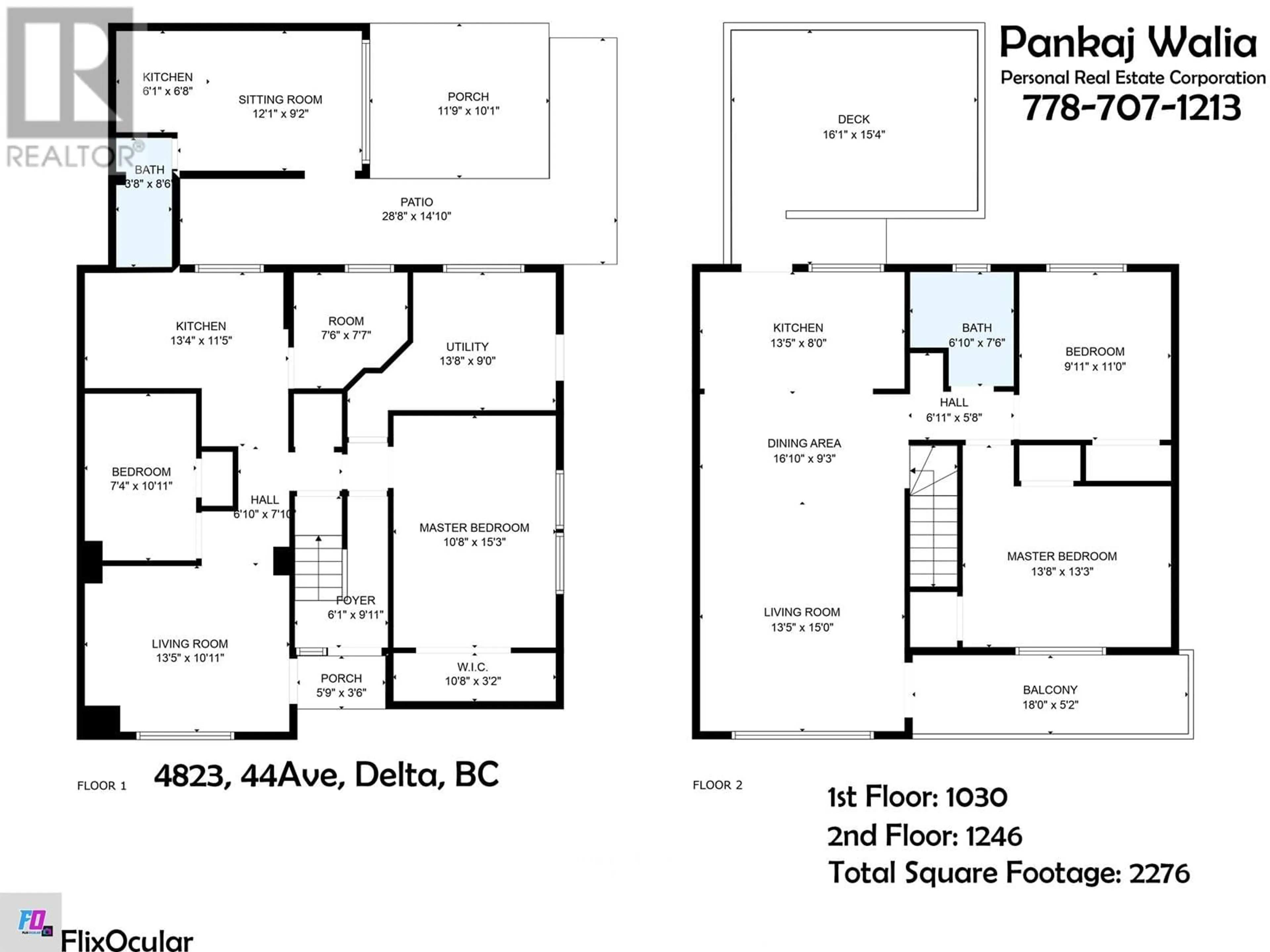 Floor plan for 4823 44 AVENUE, Delta British Columbia V4K1B8