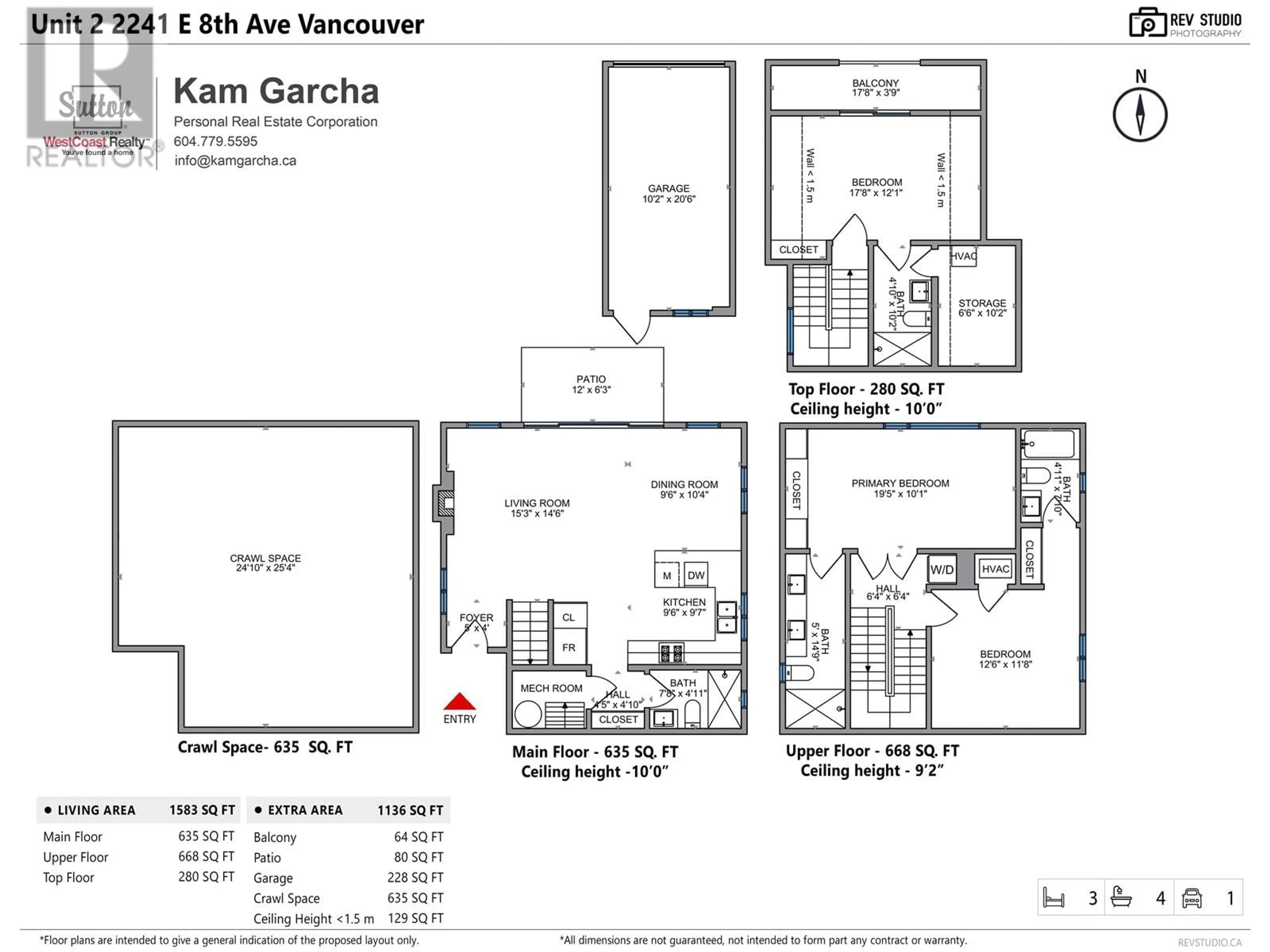 Floor plan for 2 2241 E 8TH AVENUE, Vancouver British Columbia V5N1V4