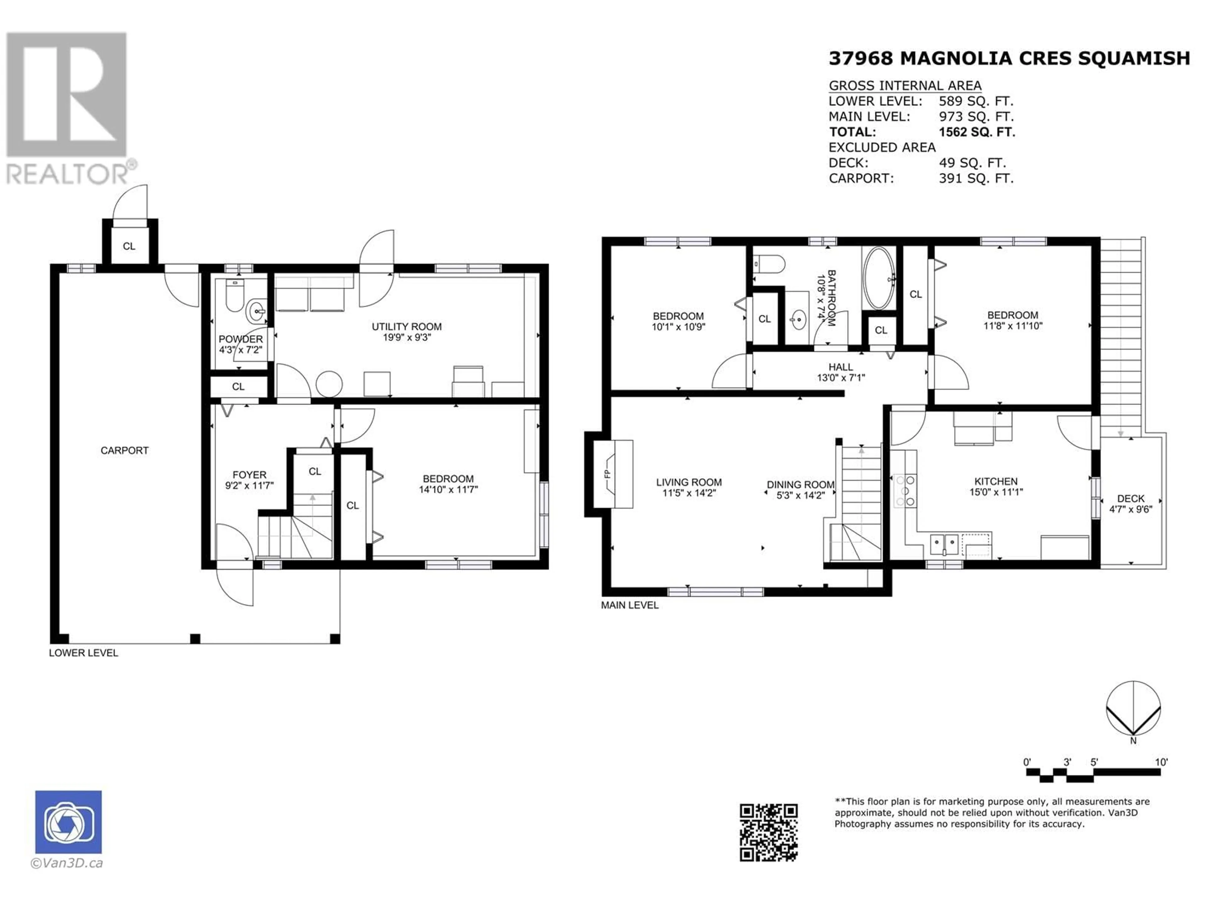 Floor plan for 37968 MAGNOLIA CRESCENT, Squamish British Columbia V8B0X7