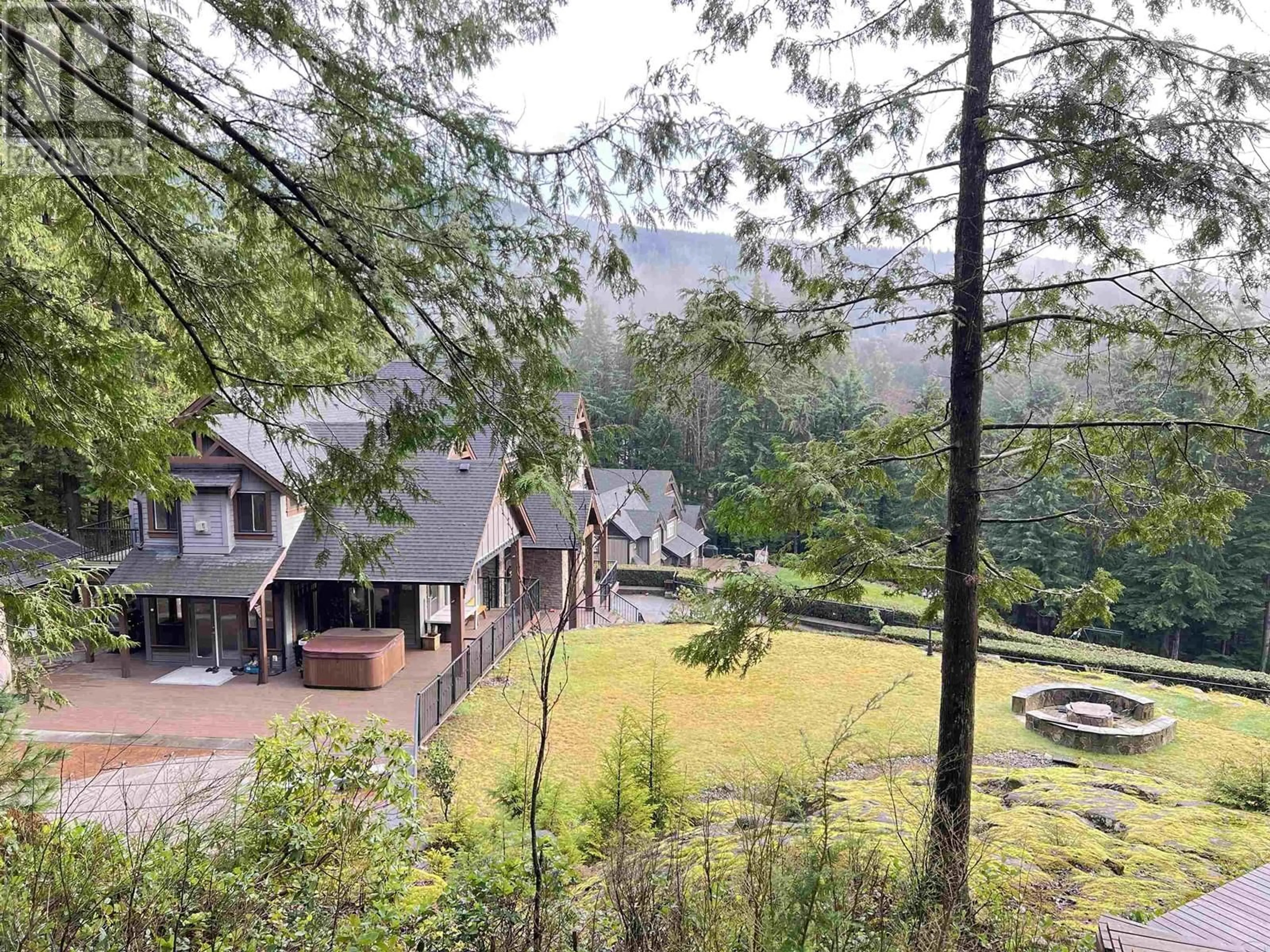 A pic from outside/outdoor area/front of a property/back of a property/a pic from drone, mountain view for 2871 FERN DRIVE, Anmore British Columbia V3H4W9