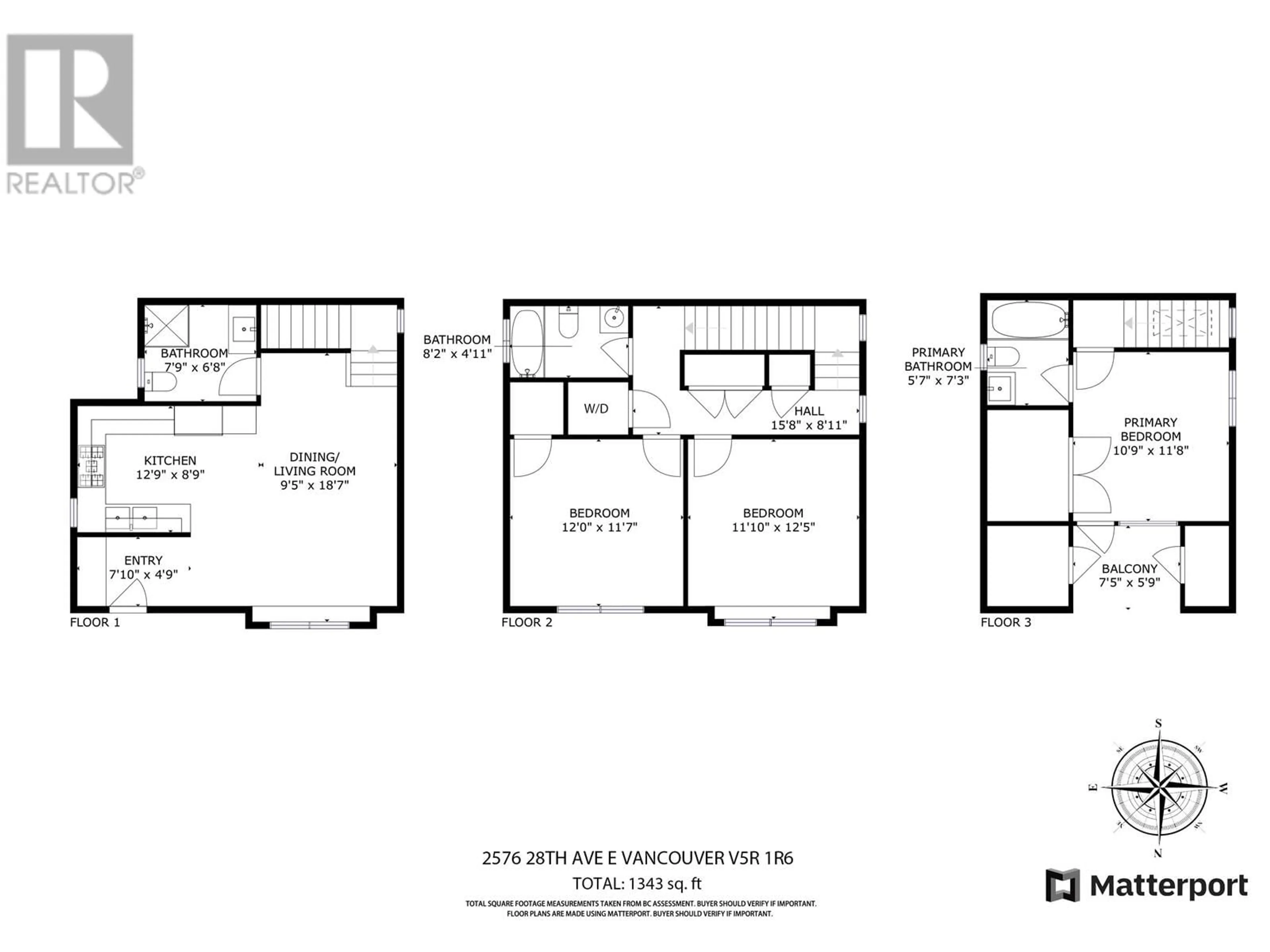 Floor plan for 2576 E 28TH AVENUE, Vancouver British Columbia V5R1R6