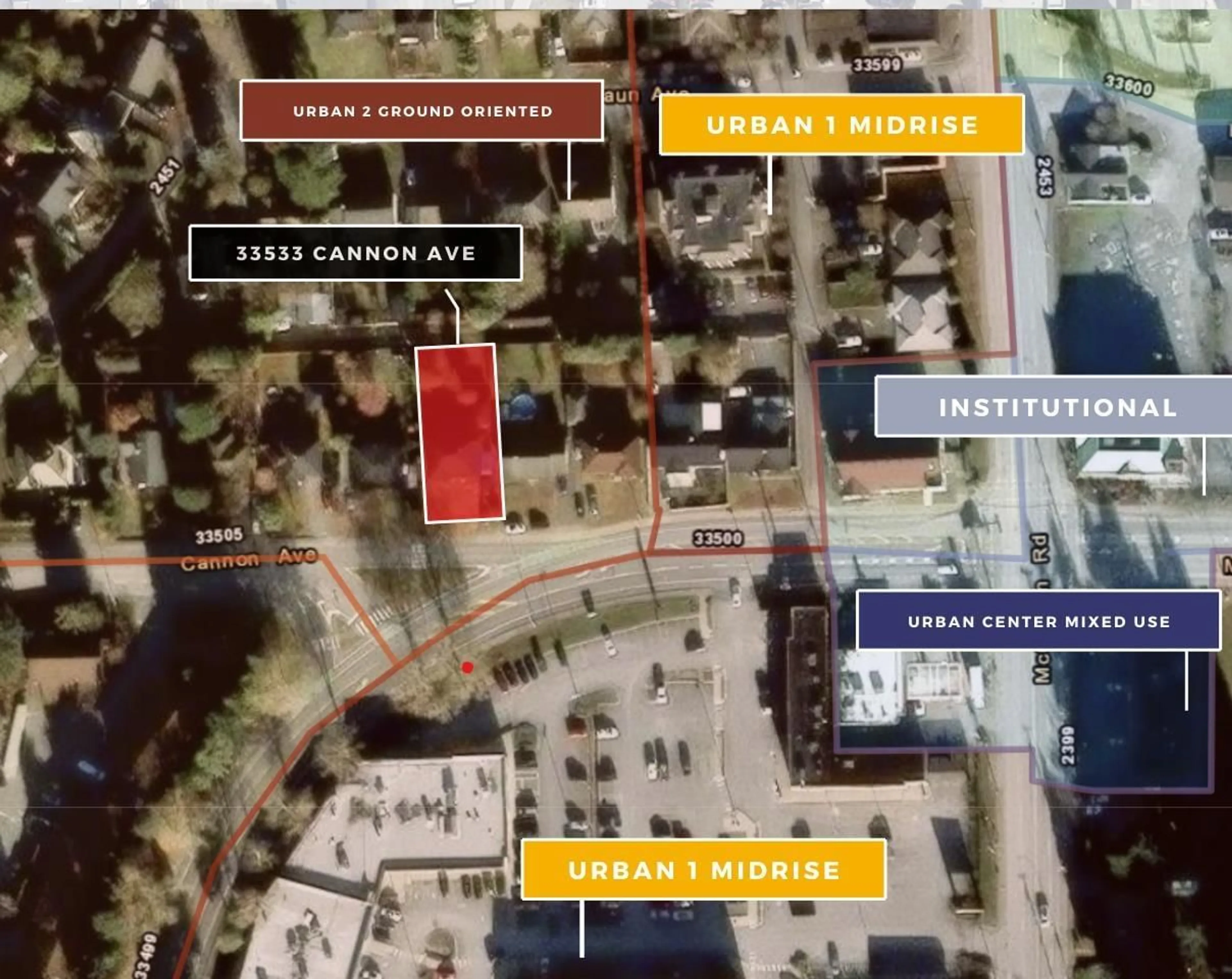 Picture of a map for 33533 CANNON, Abbotsford British Columbia V2S1W1