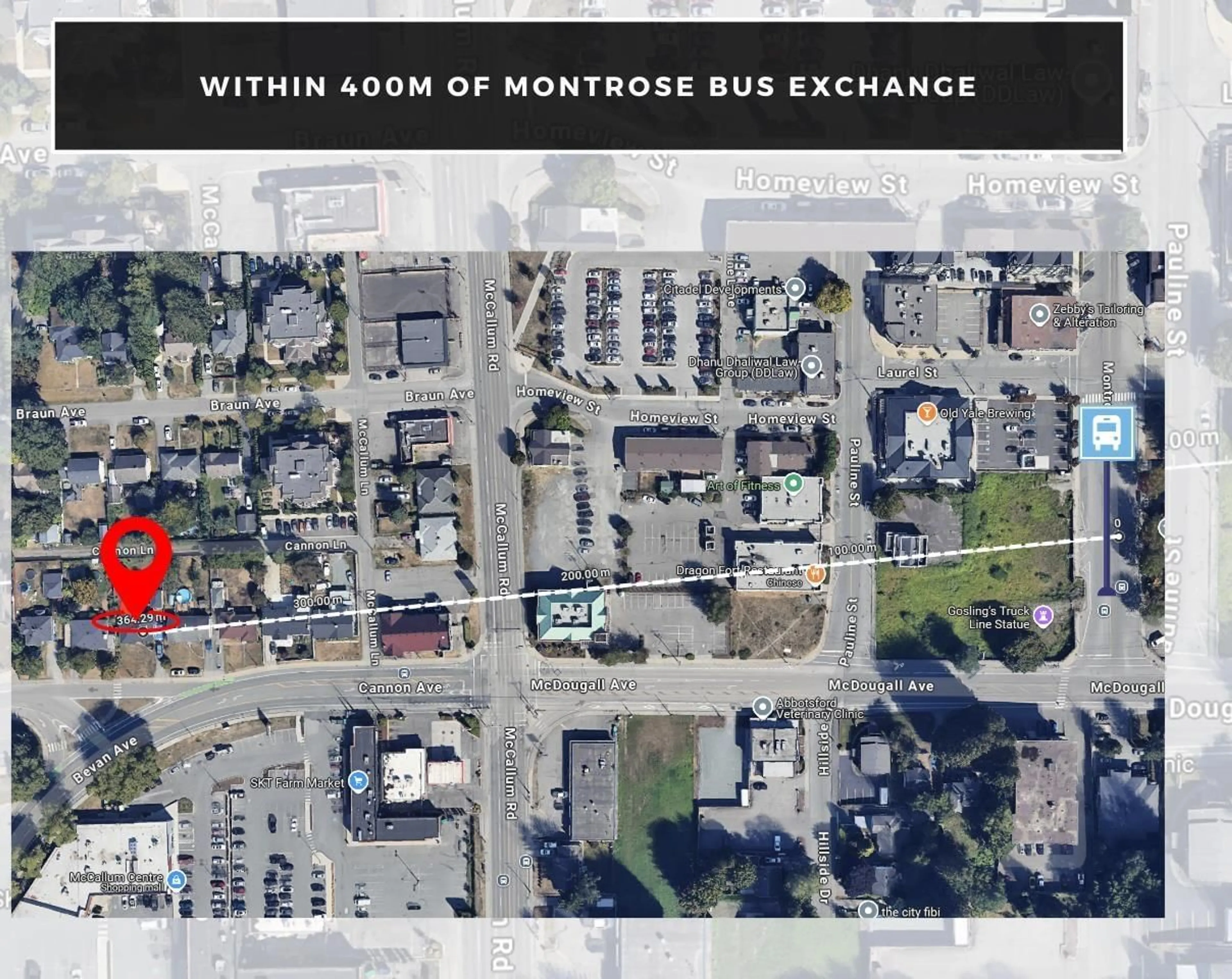 Picture of a map for 33533 CANNON, Abbotsford British Columbia V2S1W1
