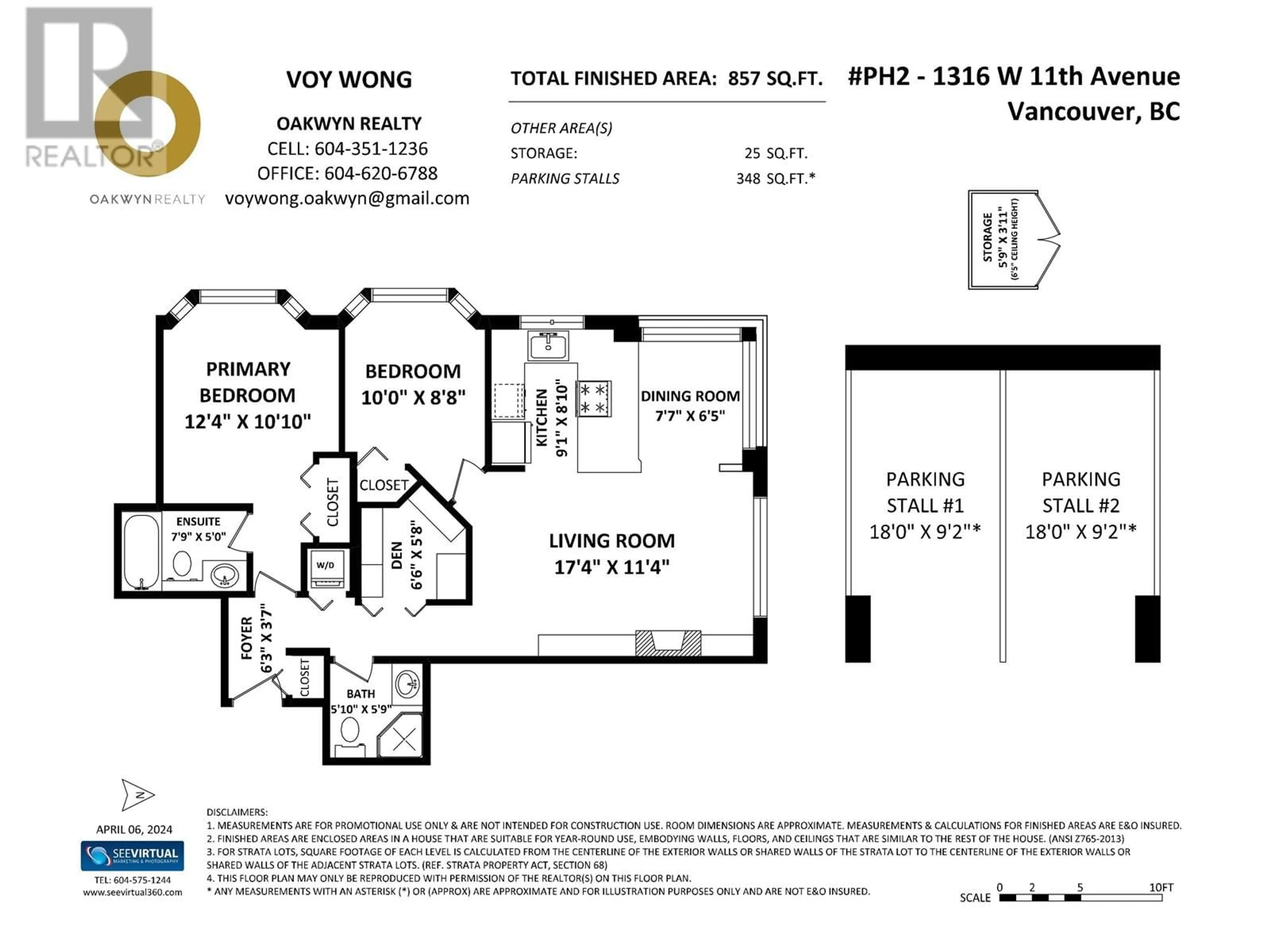 Floor plan for PH2 1316 W 11 AVENUE, Vancouver British Columbia V6H4G8