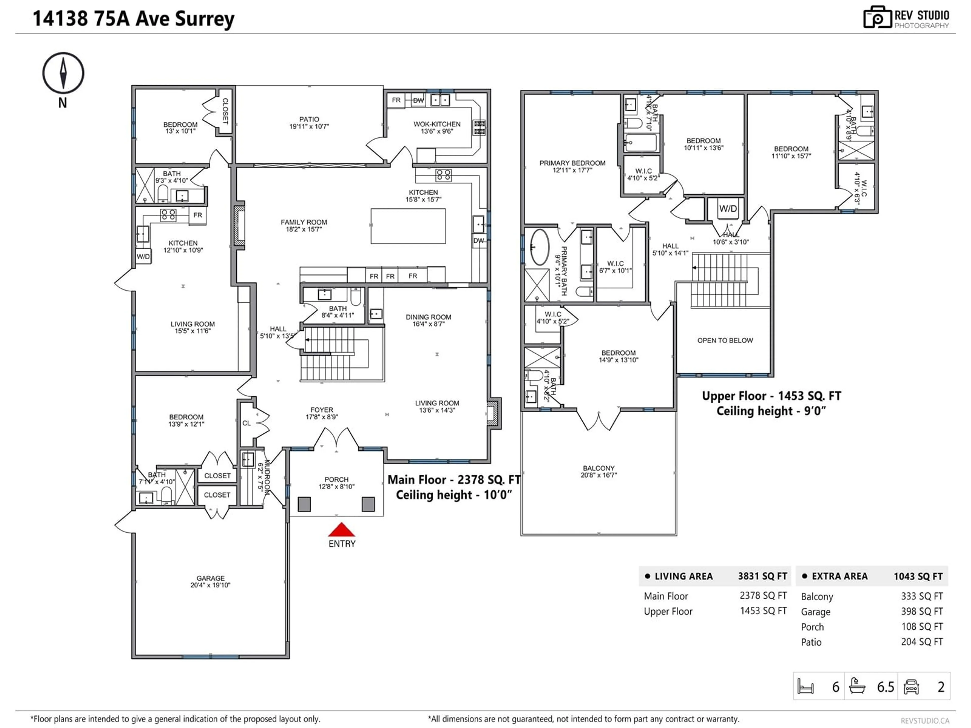 Floor plan for 14138 75A, Surrey British Columbia V3W6T5