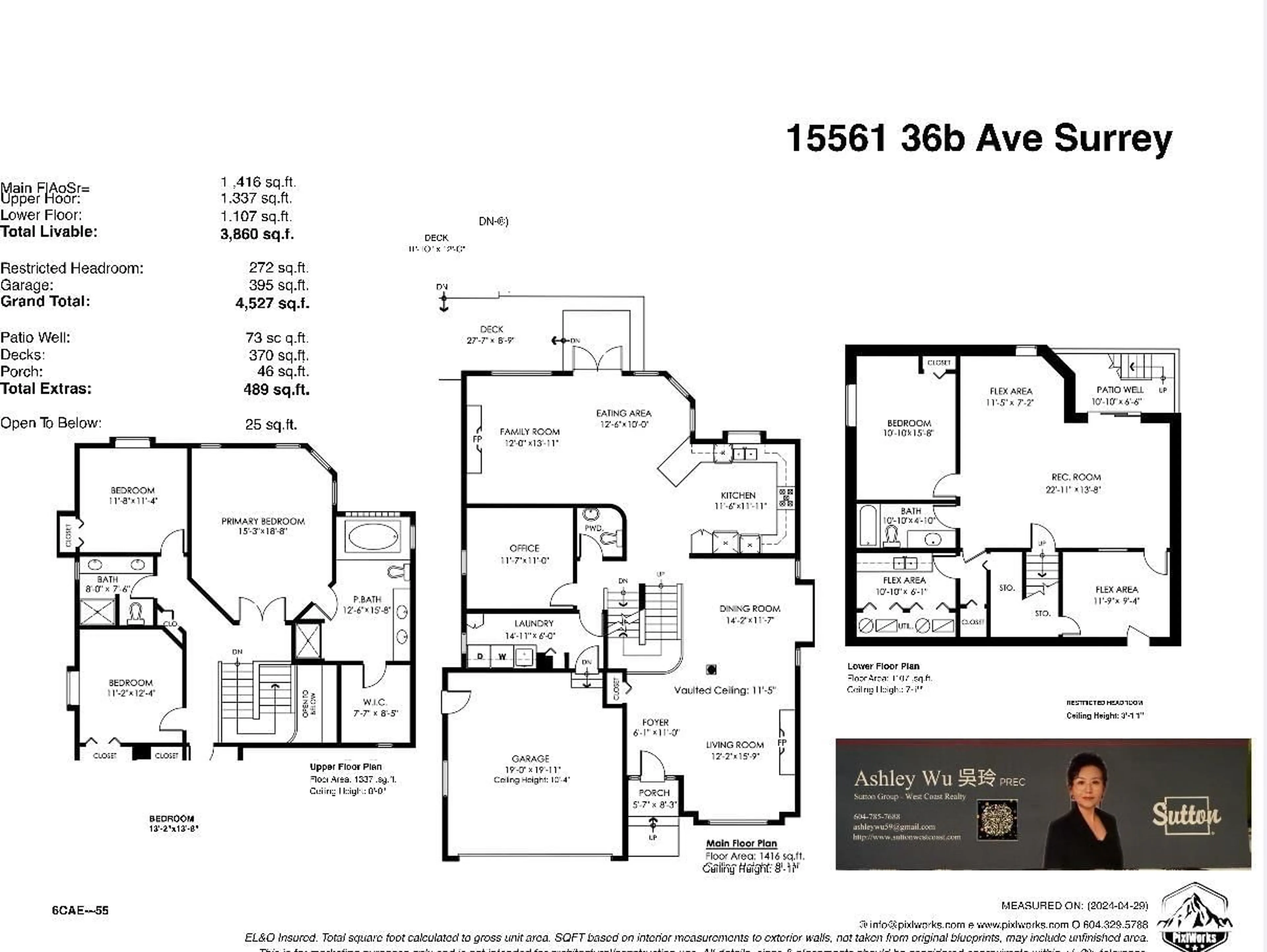 Floor plan for 15561 36B AVENUE, Surrey British Columbia V3Z0H1