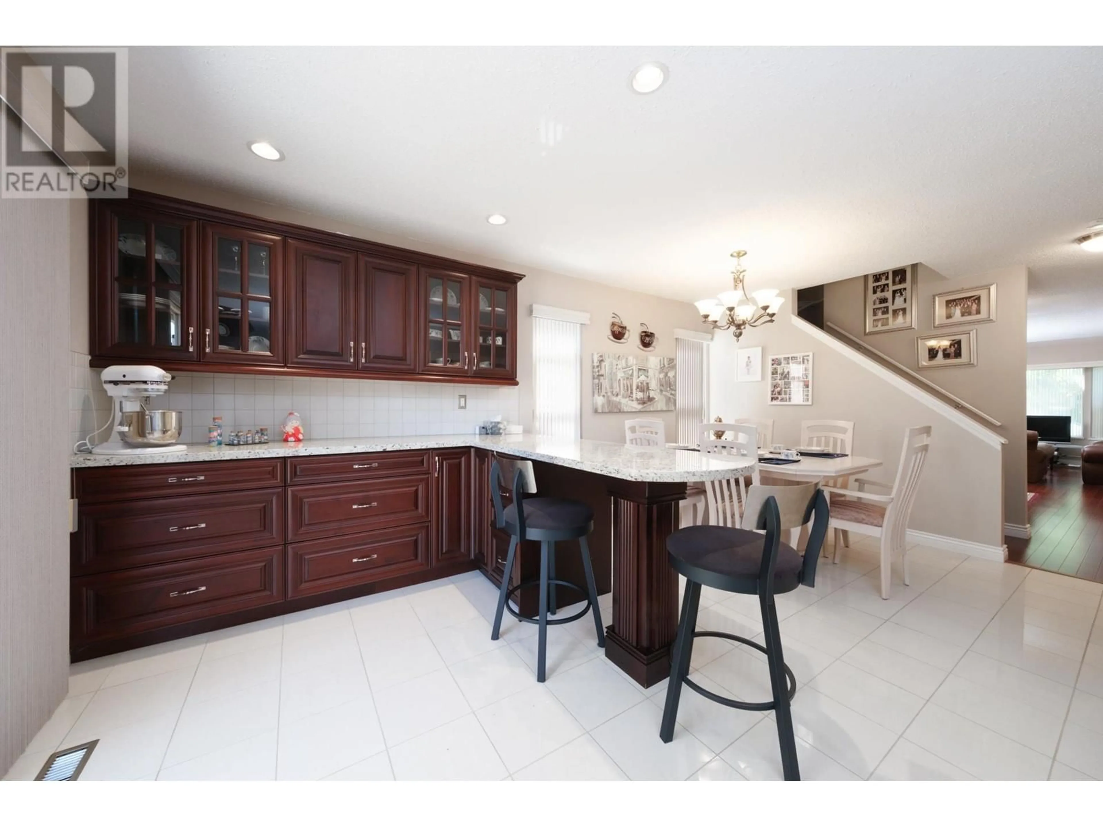 Open concept kitchen, ceramic/tile floor for 10871 ALTONA PLACE, Richmond British Columbia V7A4Y3