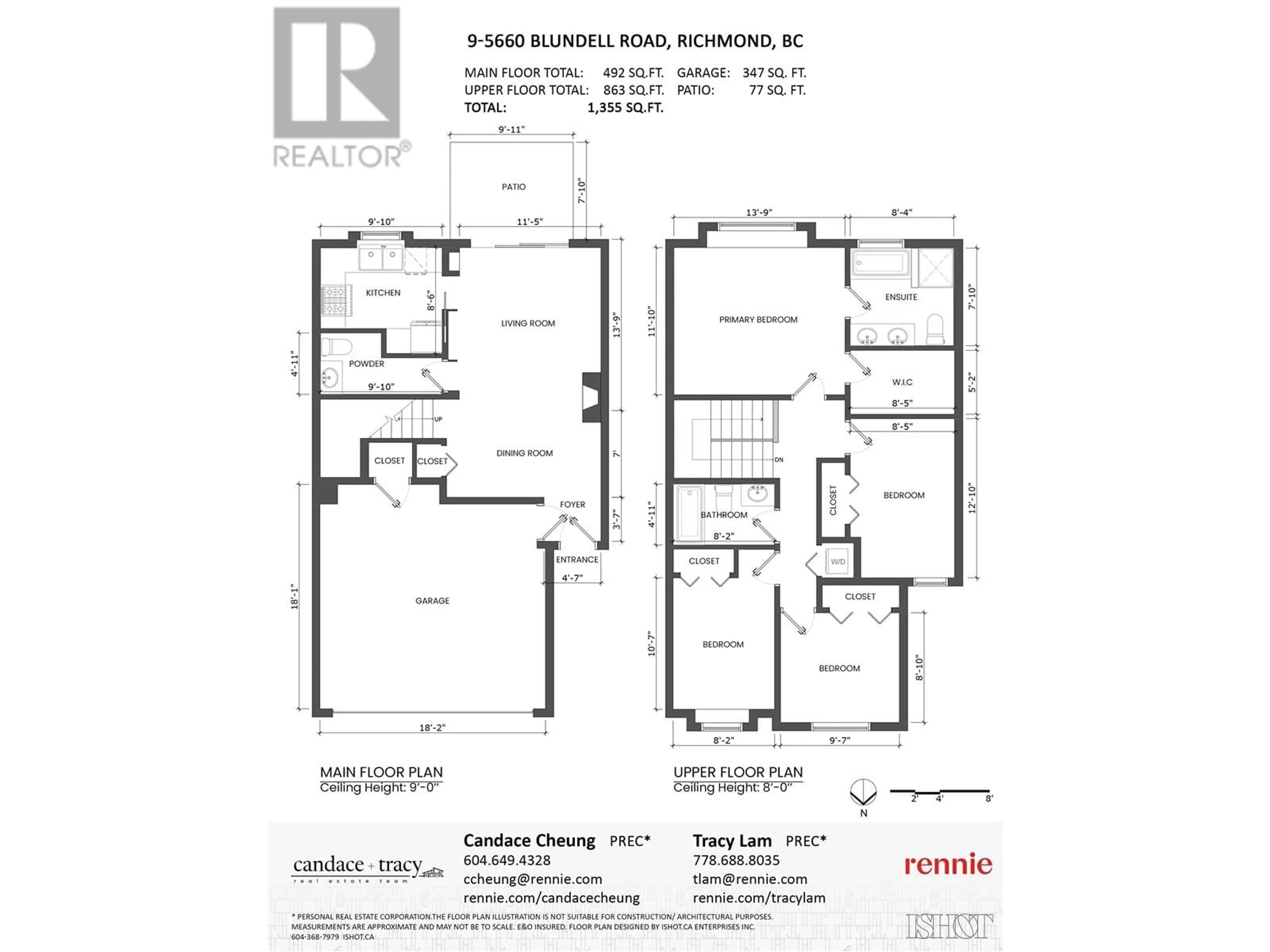 Floor plan for 9 5660 BLUNDELL ROAD, Richmond British Columbia V7C1H5