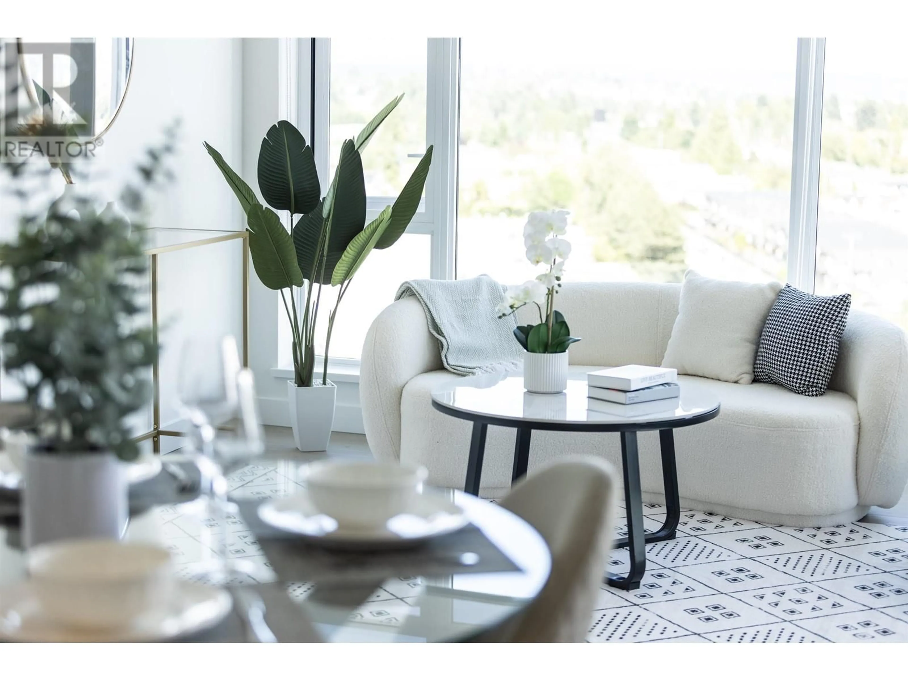 Living room with furniture, unknown for 1108 - 7769 PARK CRESCENT, Burnaby British Columbia V3N0J7