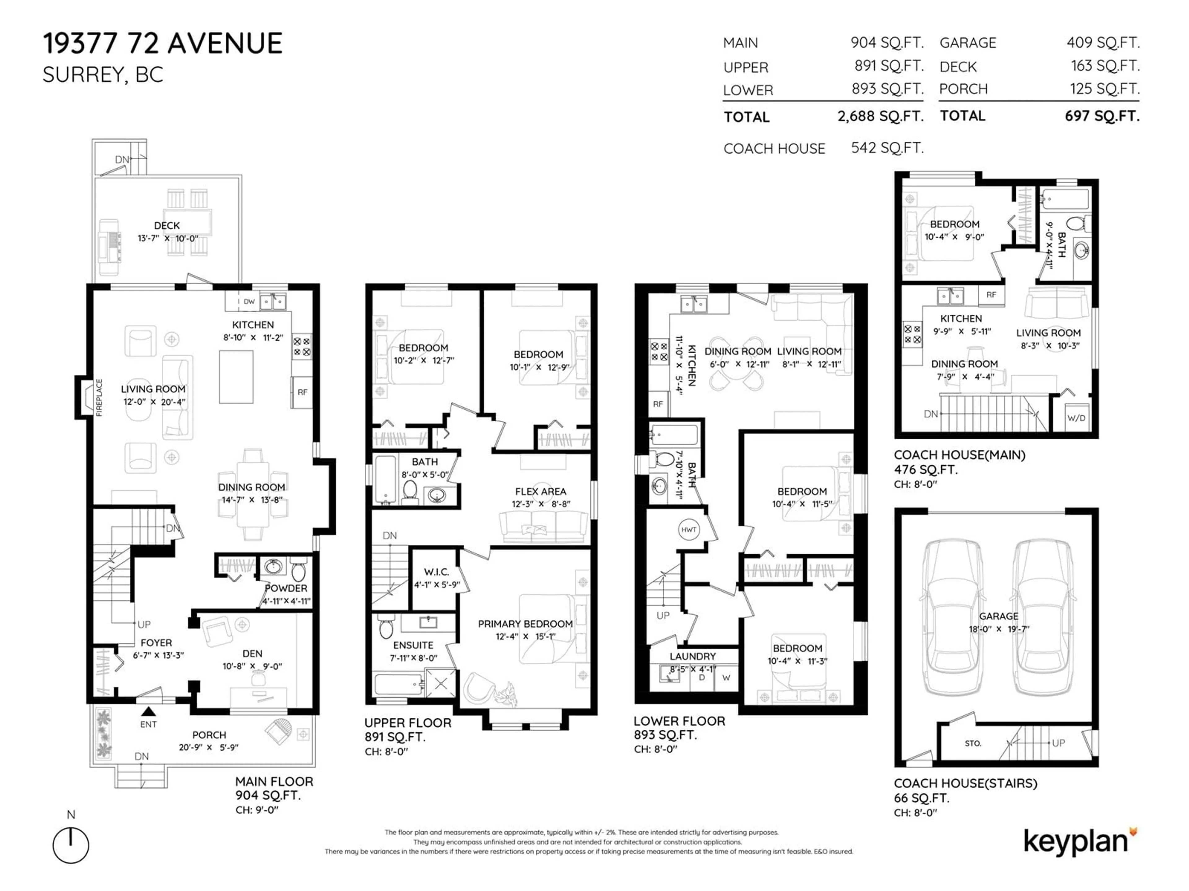 Floor plan for 19377 72 AVENUE, Surrey British Columbia V4N5X9