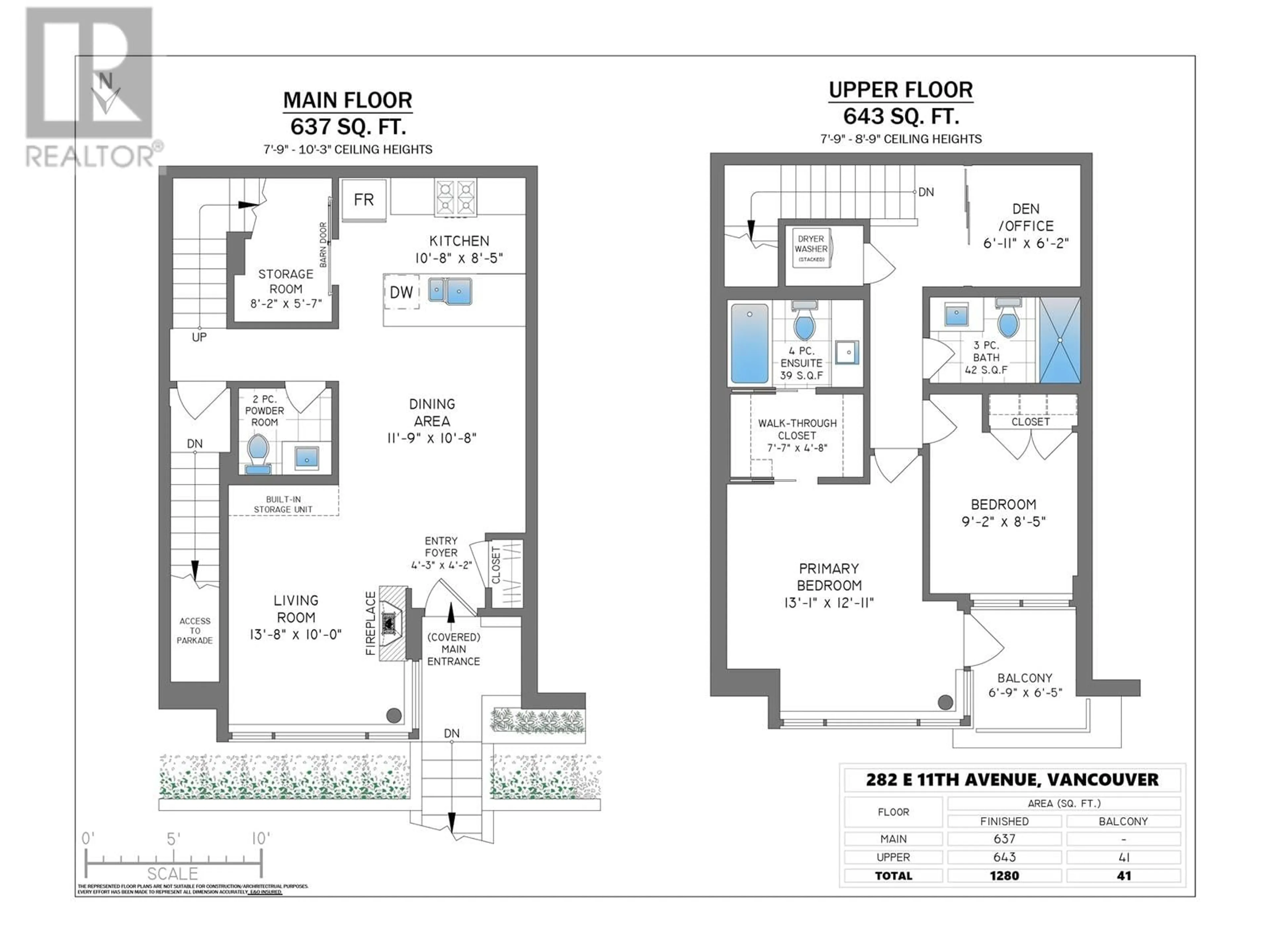 Floor plan for 282 E 11TH AVENUE, Vancouver British Columbia V5T2C3