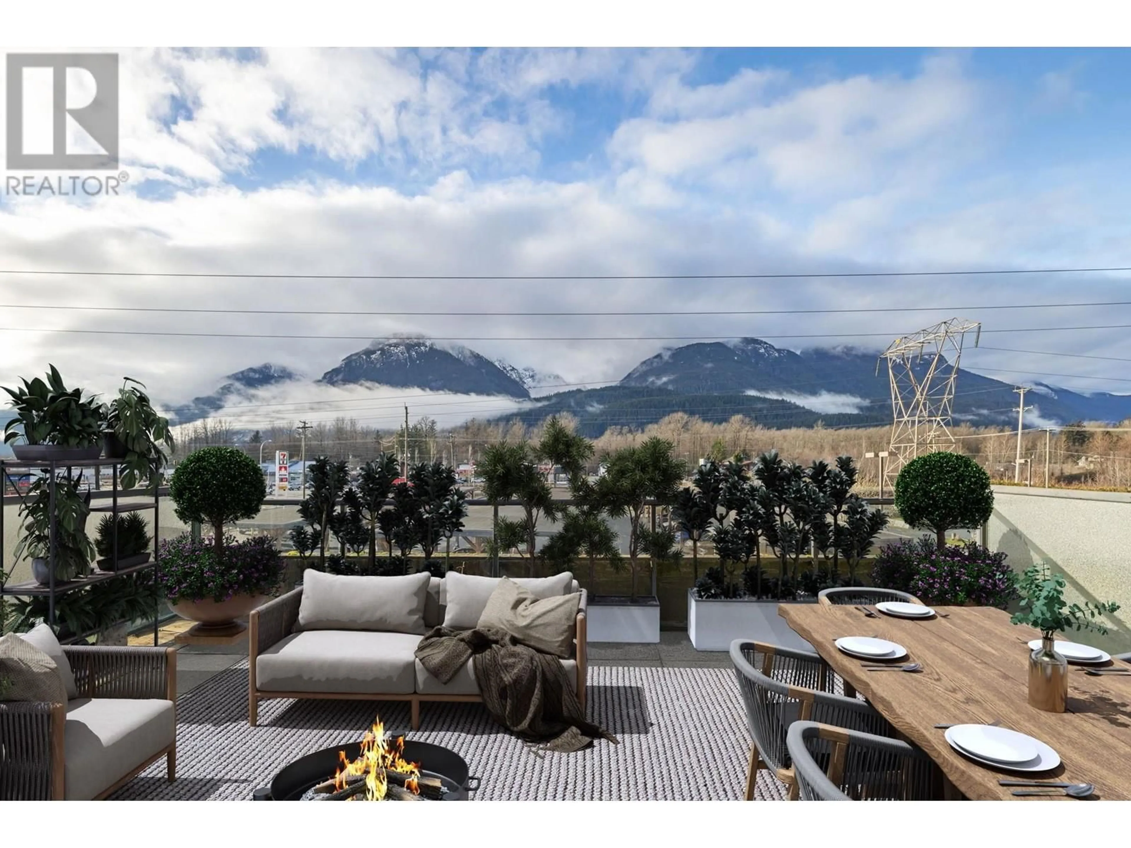 Patio, mountain view for 227 40437 TANTALUS ROAD, Squamish British Columbia V0N1T0