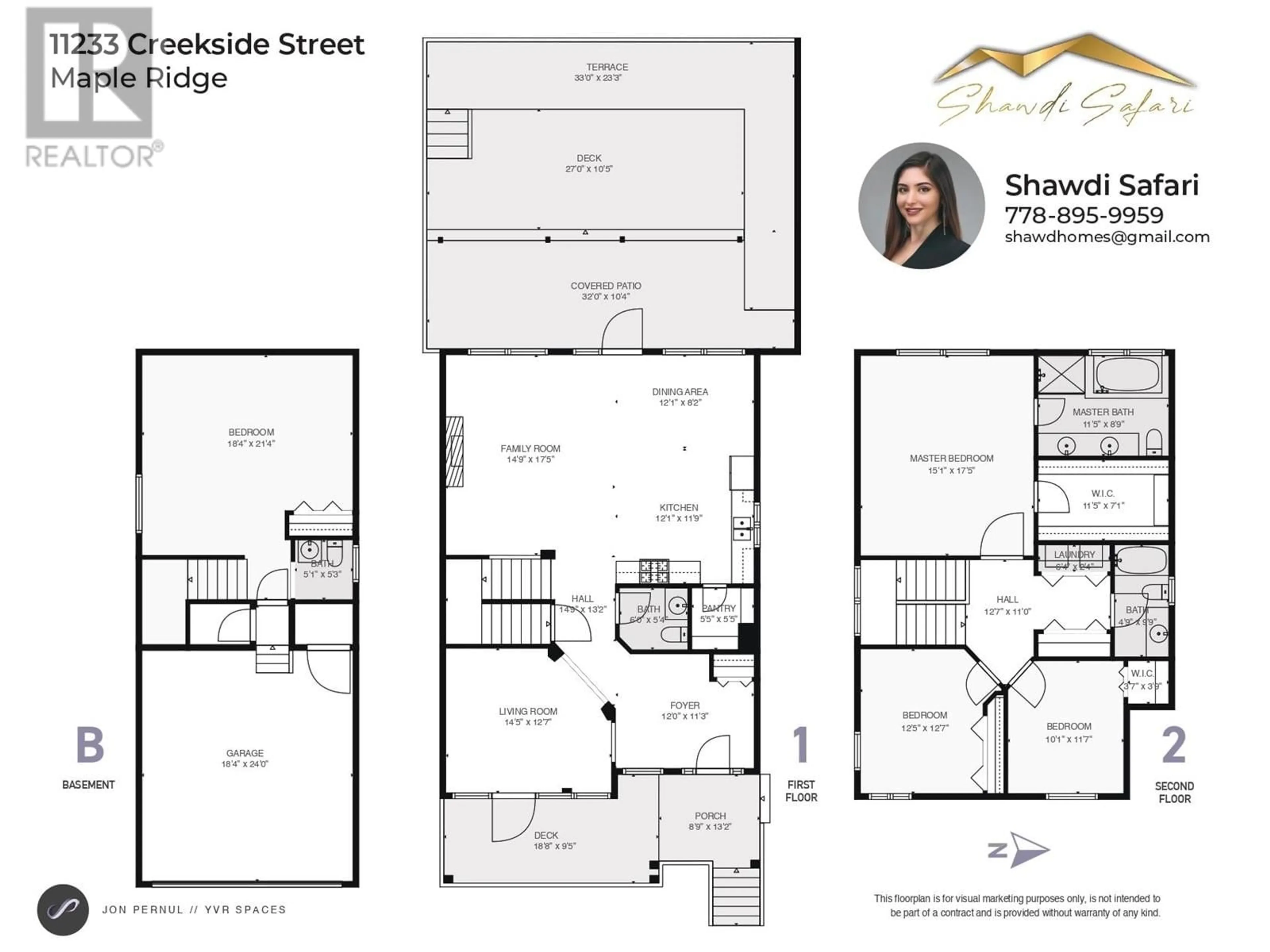 Floor plan for 11233 CREEKSIDE STREET, Maple Ridge British Columbia V2W0E8