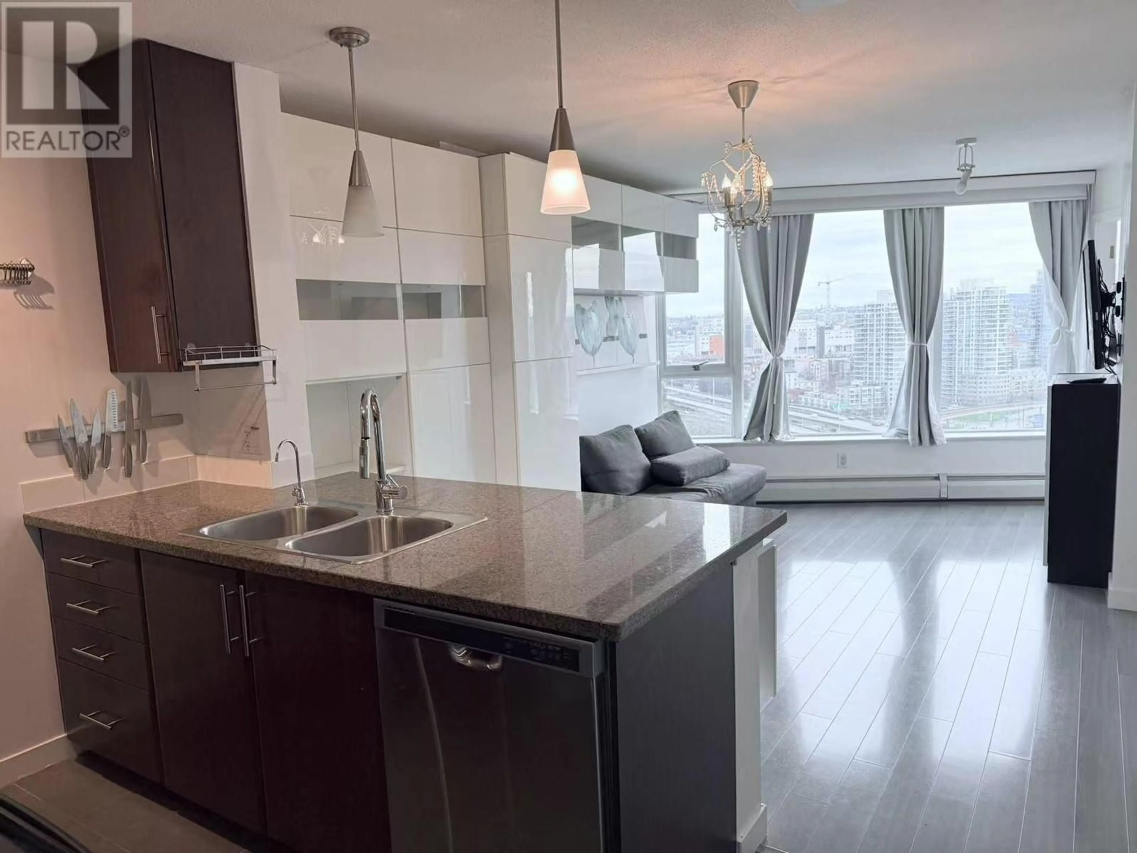 Open concept kitchen, unknown for 2309 688 ABBOTT STREET, Vancouver British Columbia V6B0B9