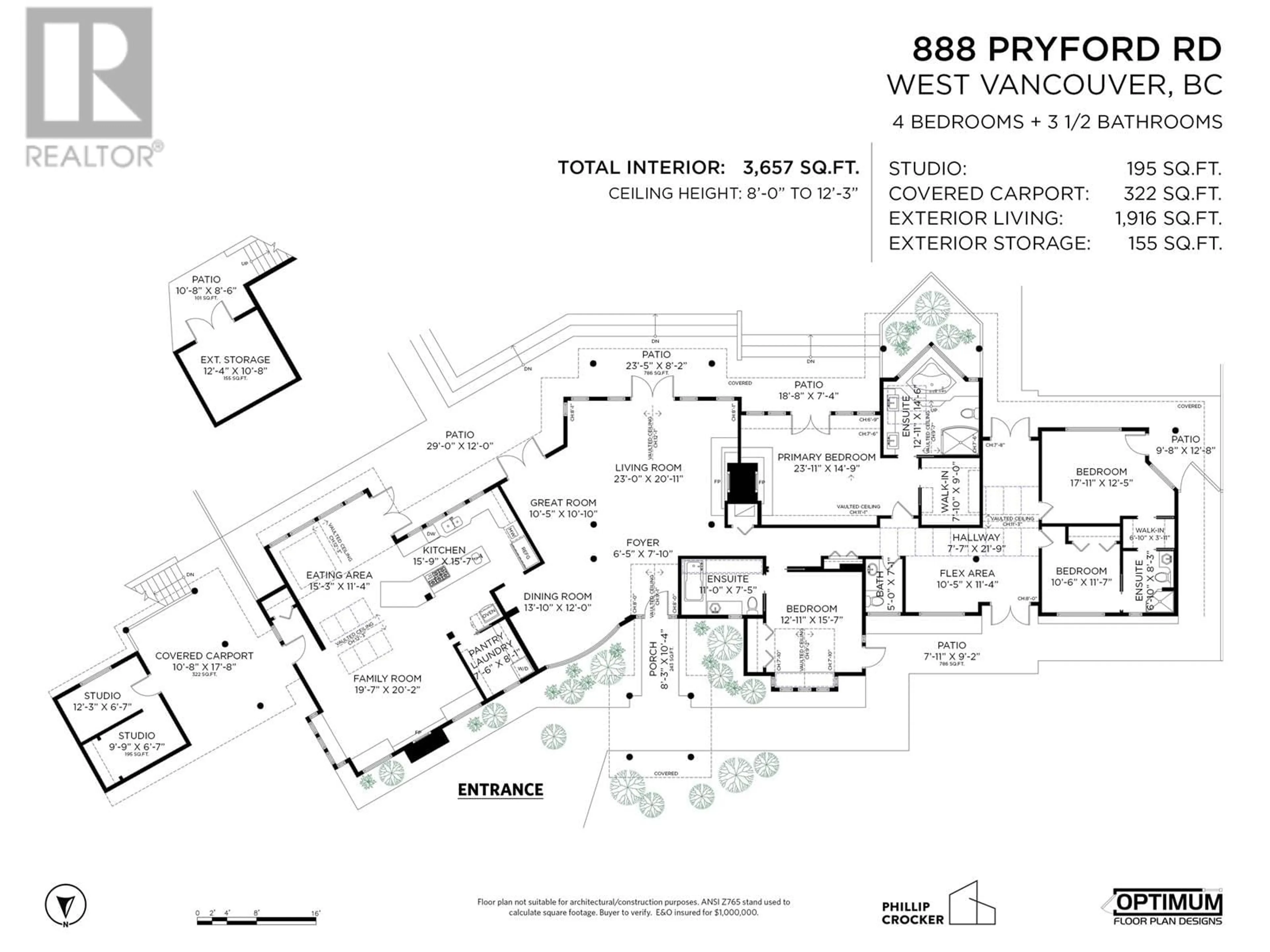 Floor plan for 888 PYRFORD ROAD, West Vancouver British Columbia V7S2A1