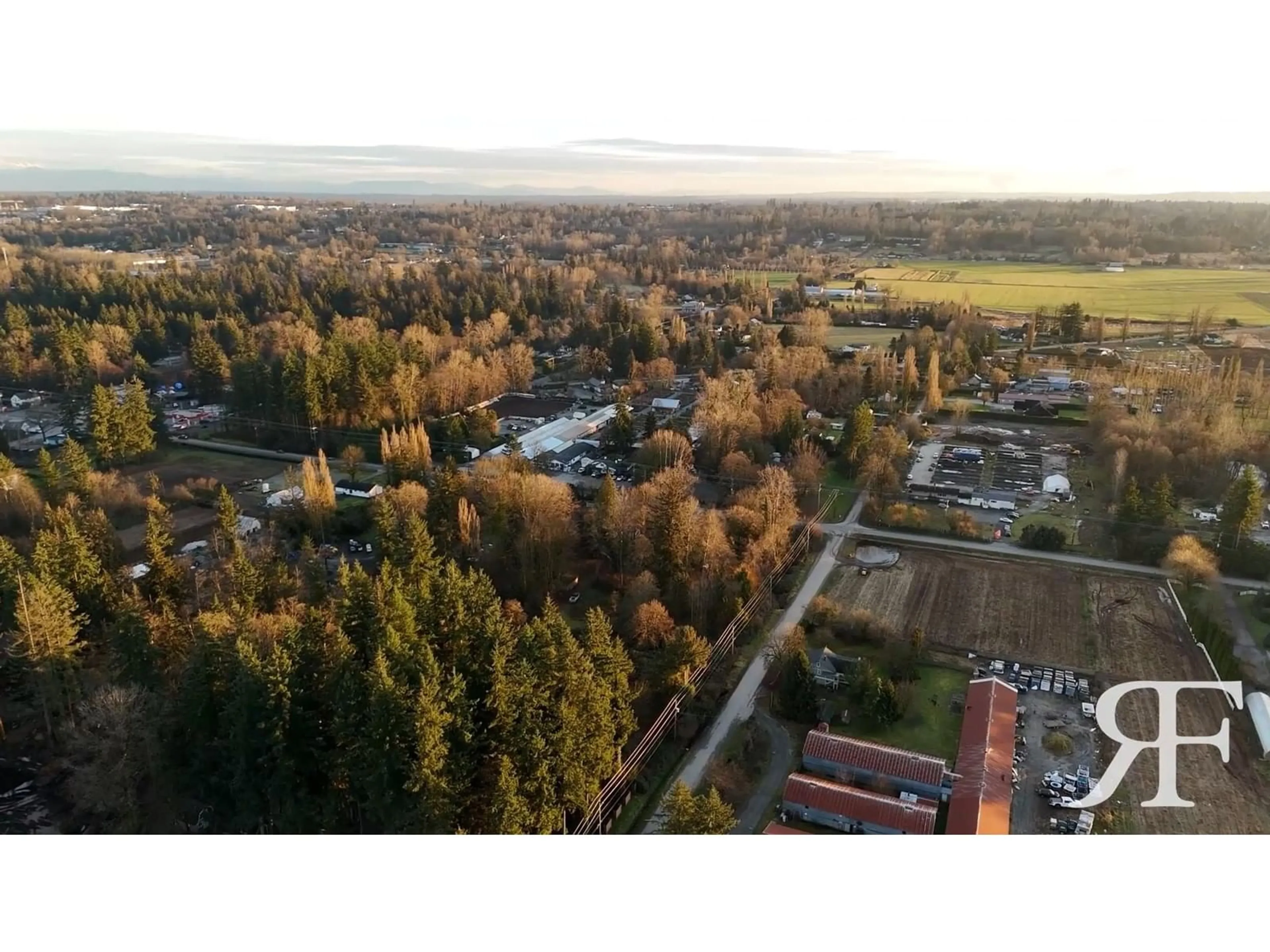 A pic from outside/outdoor area/front of a property/back of a property/a pic from drone, forest/trees view for 18701 88 AVENUE, Surrey British Columbia V4N5T1