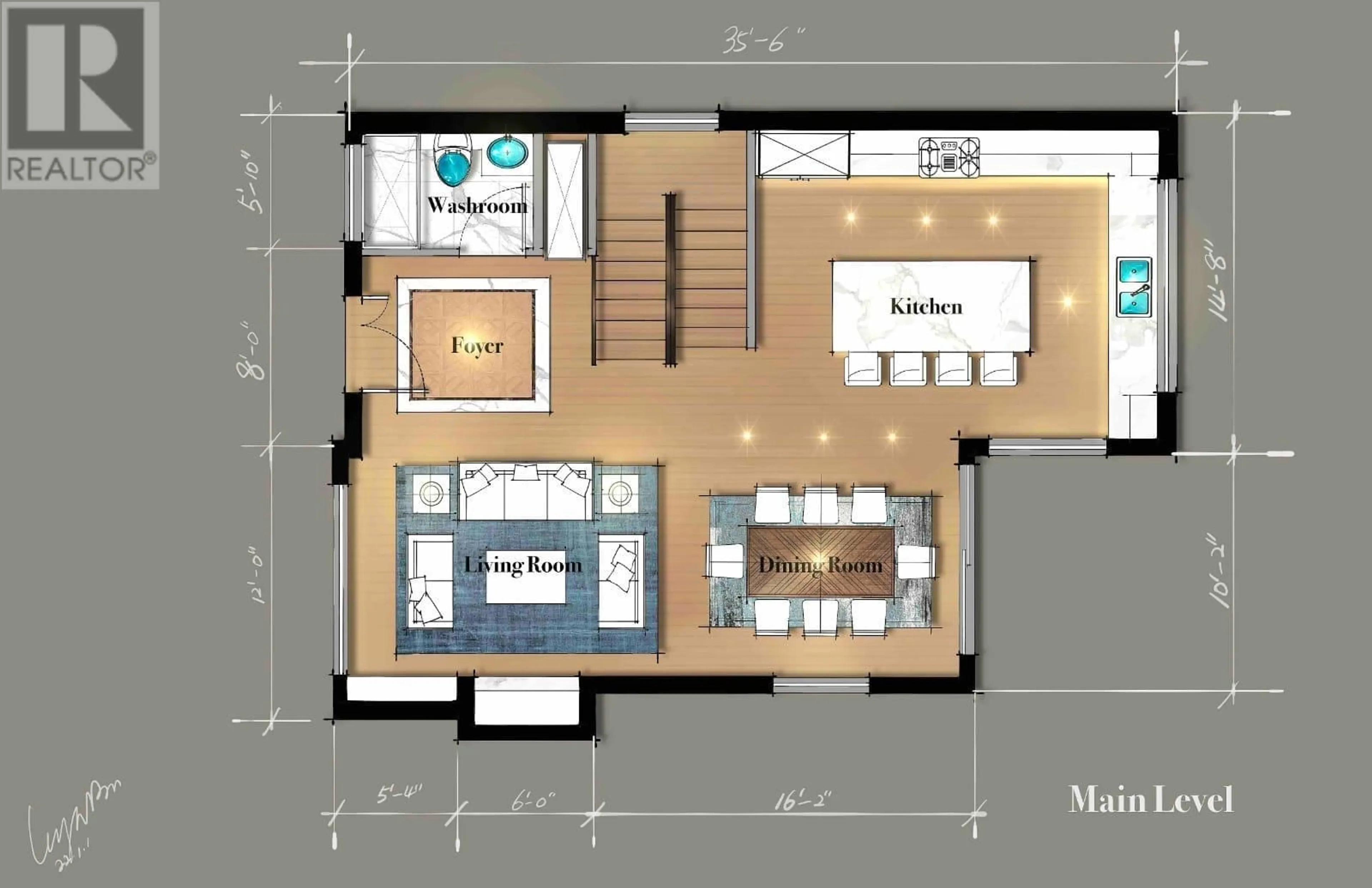 Floor plan for 6664 BALSAM STREET, Vancouver British Columbia V6P5W7