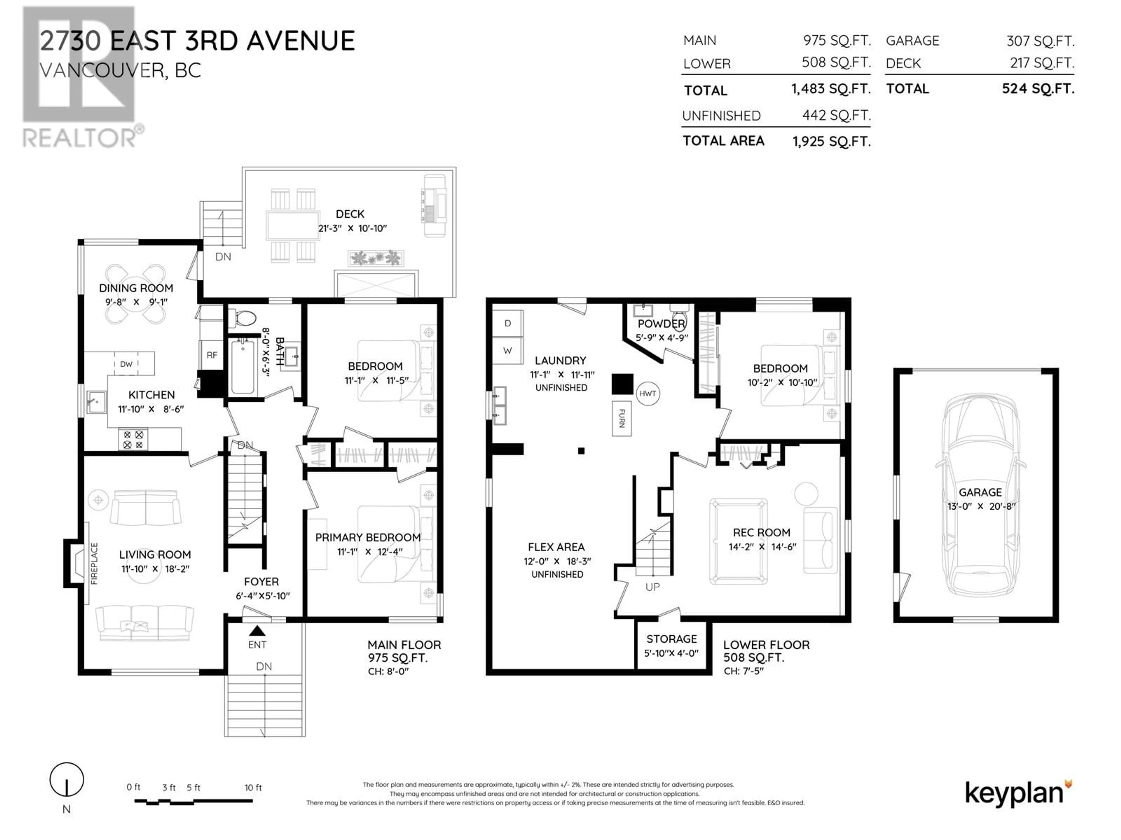 Floor plan for 2730 E 3RD AVENUE, Vancouver British Columbia V5M1H4