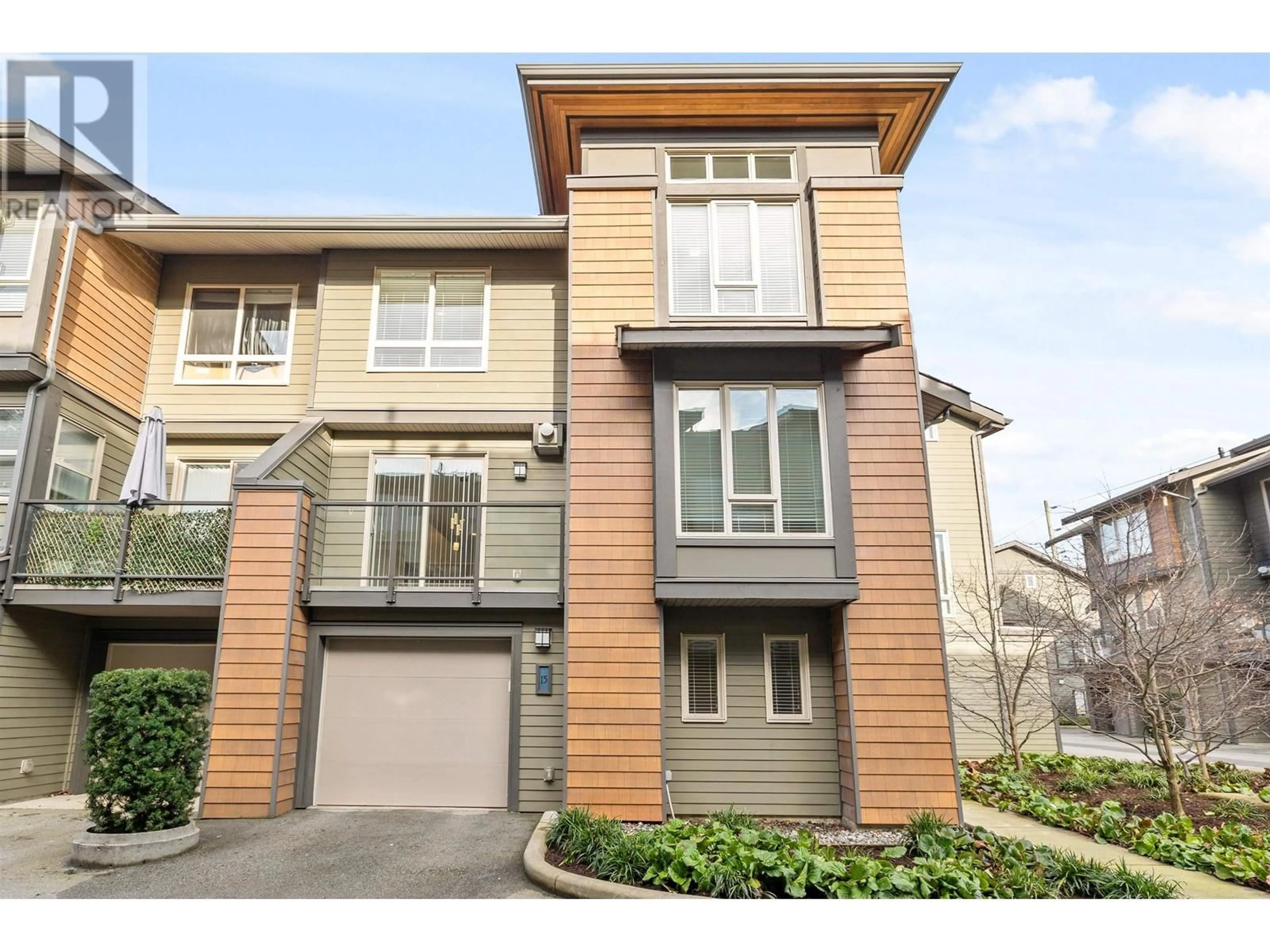 Home with vinyl exterior material, street for 15 757 ORWELL STREET, North Vancouver British Columbia V7J3K6