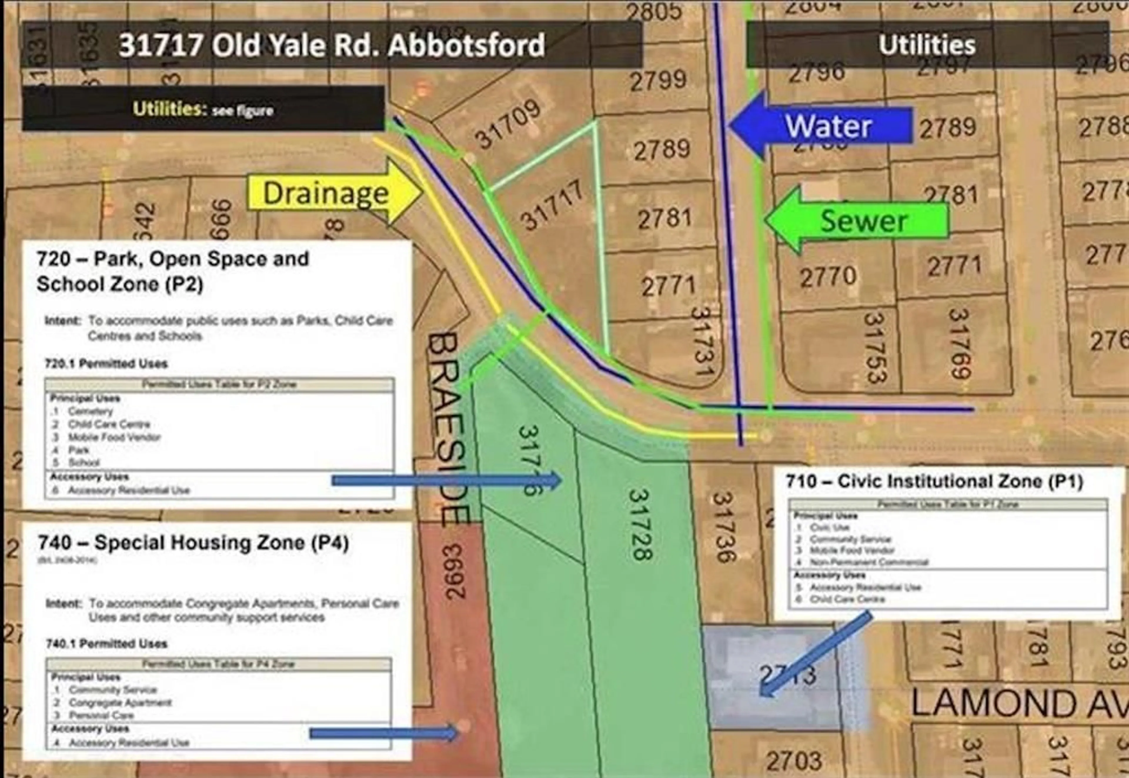 Picture of a map for 31717 OLD YALE ROAD, Abbotsford British Columbia V2T2B6