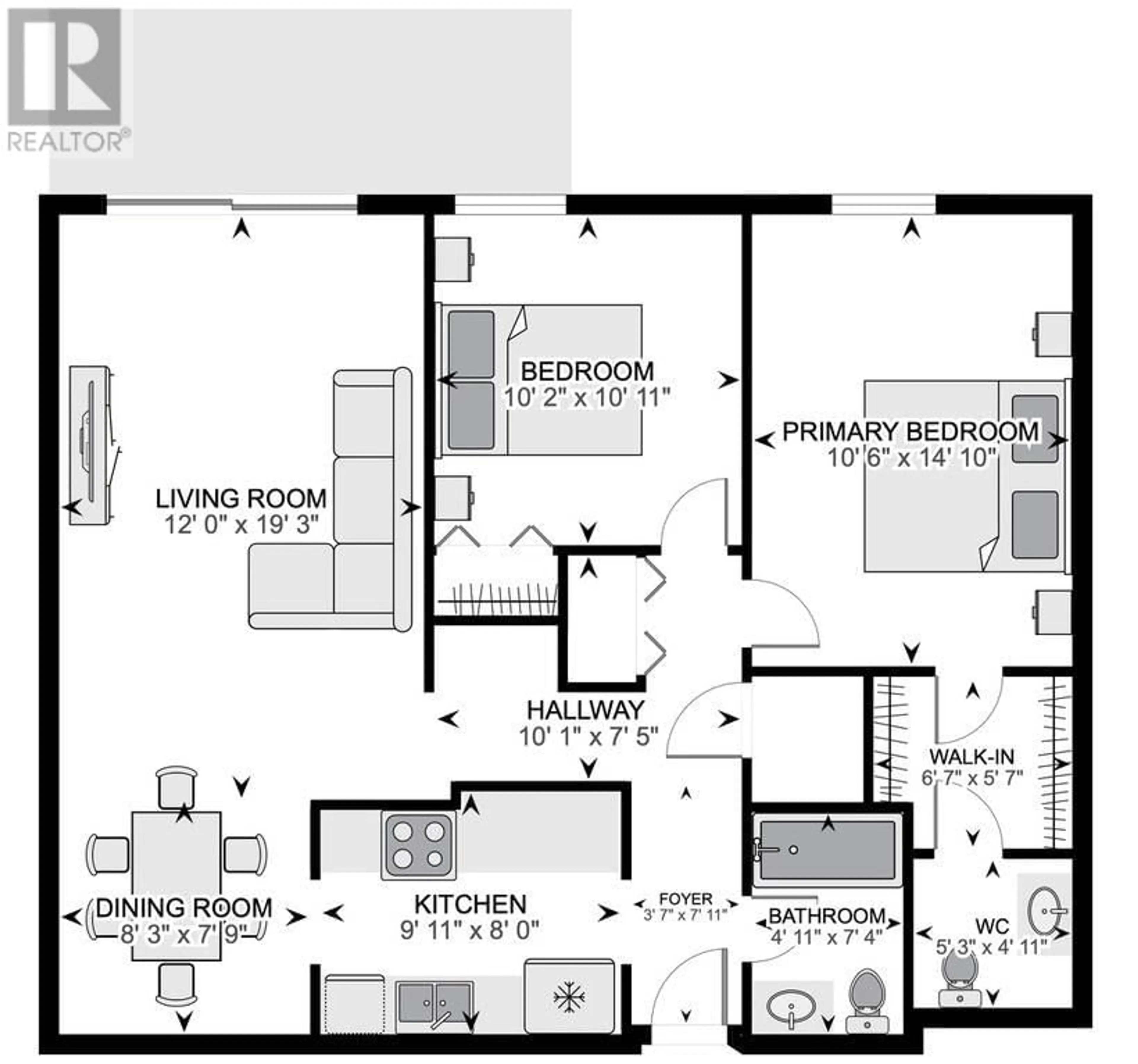 Floor plan for 121 8860 NO. 1 ROAD, Richmond British Columbia V7C4C1