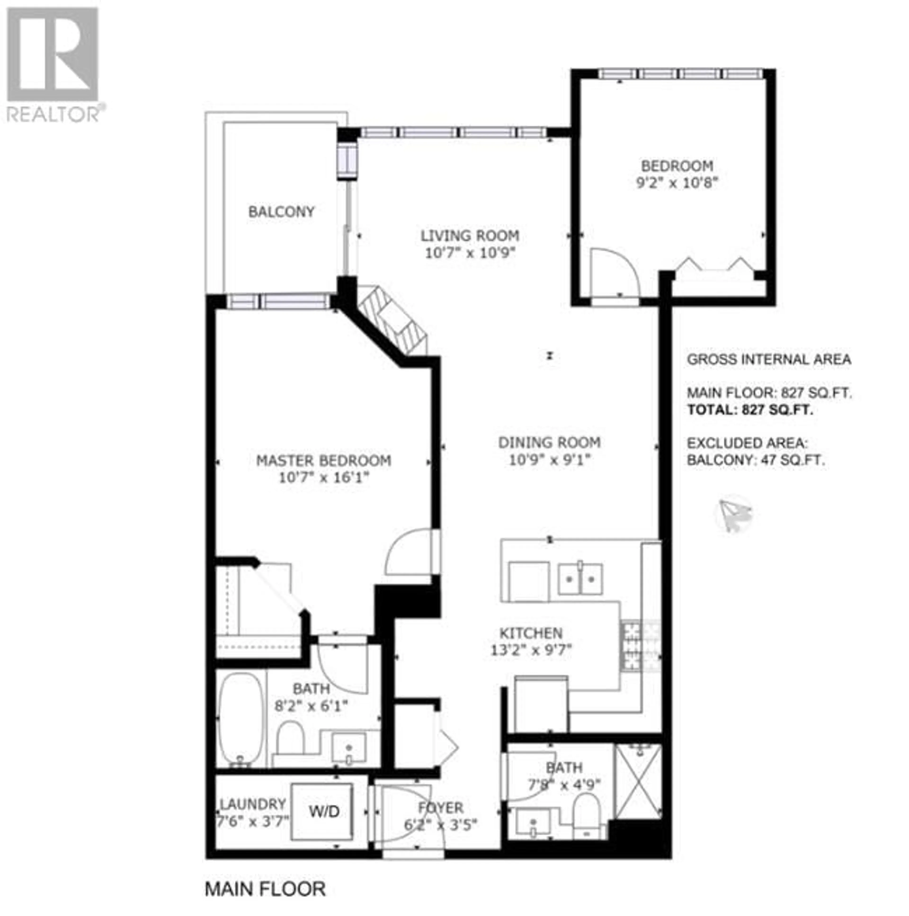 Floor plan for 1705 7090 EDMONDS STREET, Burnaby British Columbia V3N0C6