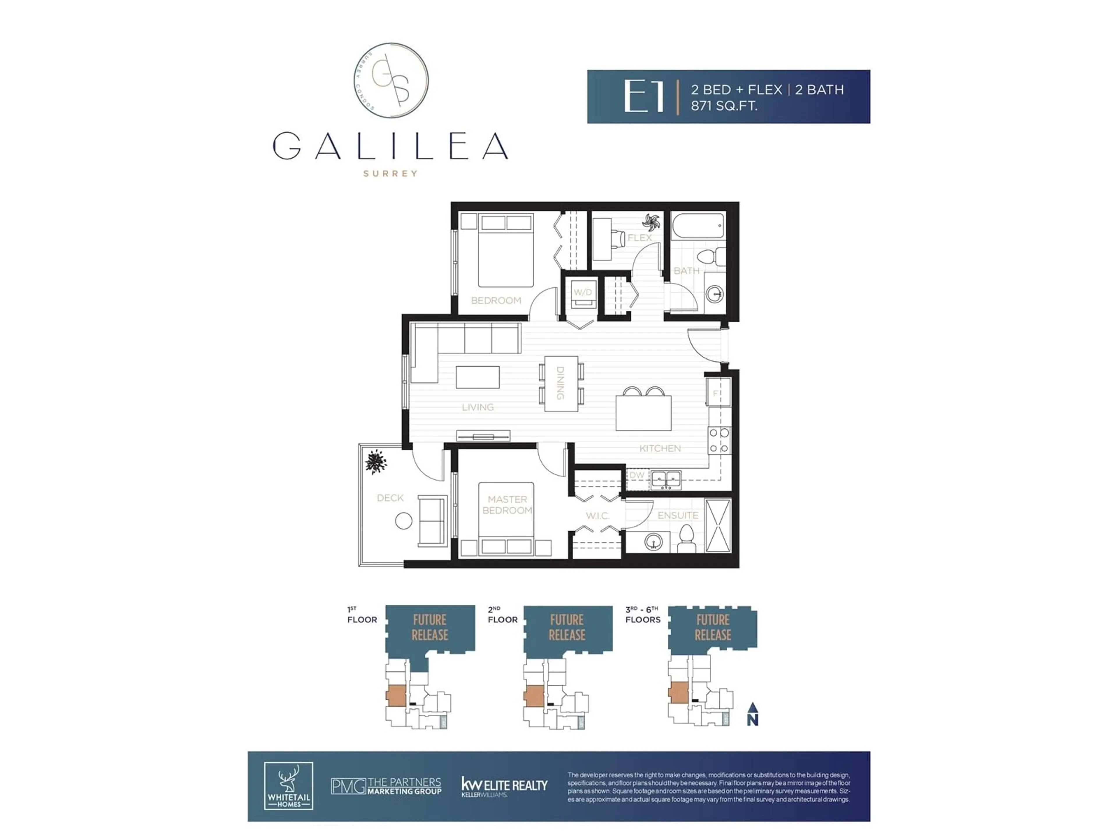 Floor plan for 508 13458 95 AVENUE, Surrey British Columbia V3V1P5