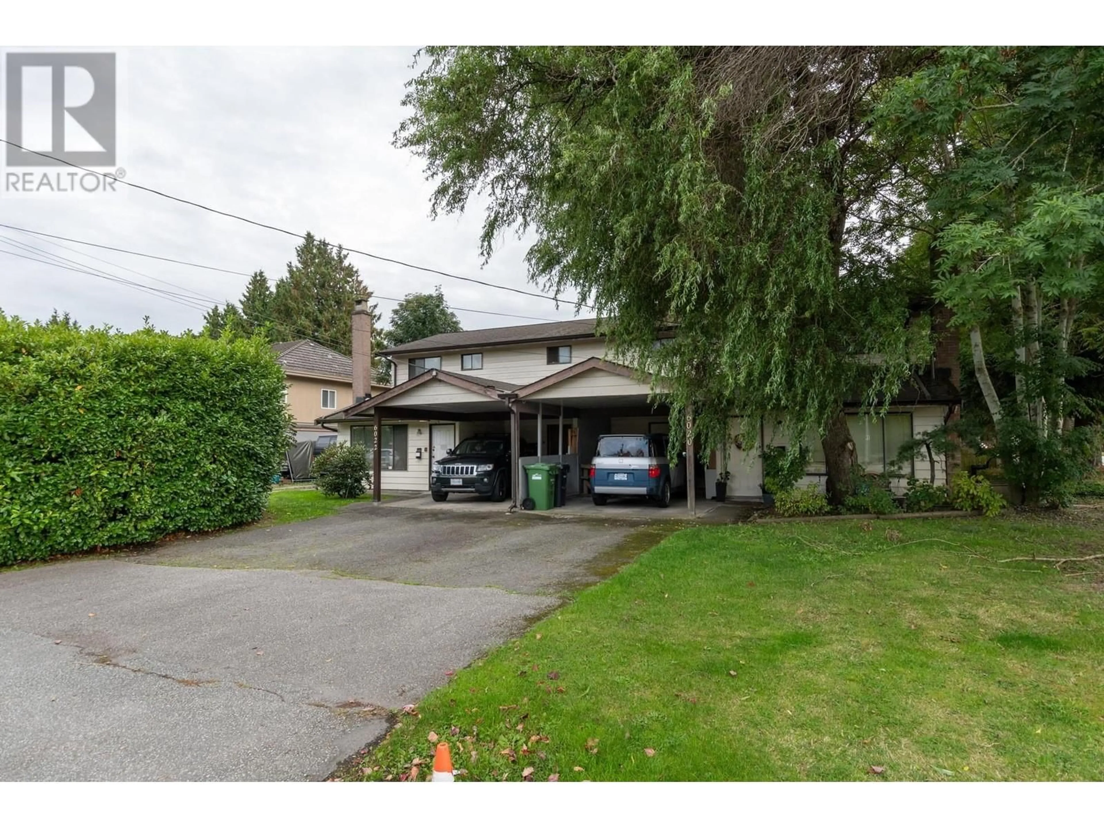 A pic from outside/outdoor area/front of a property/back of a property/a pic from drone, street for 6020 COMSTOCK ROAD, Richmond British Columbia V7C2X4