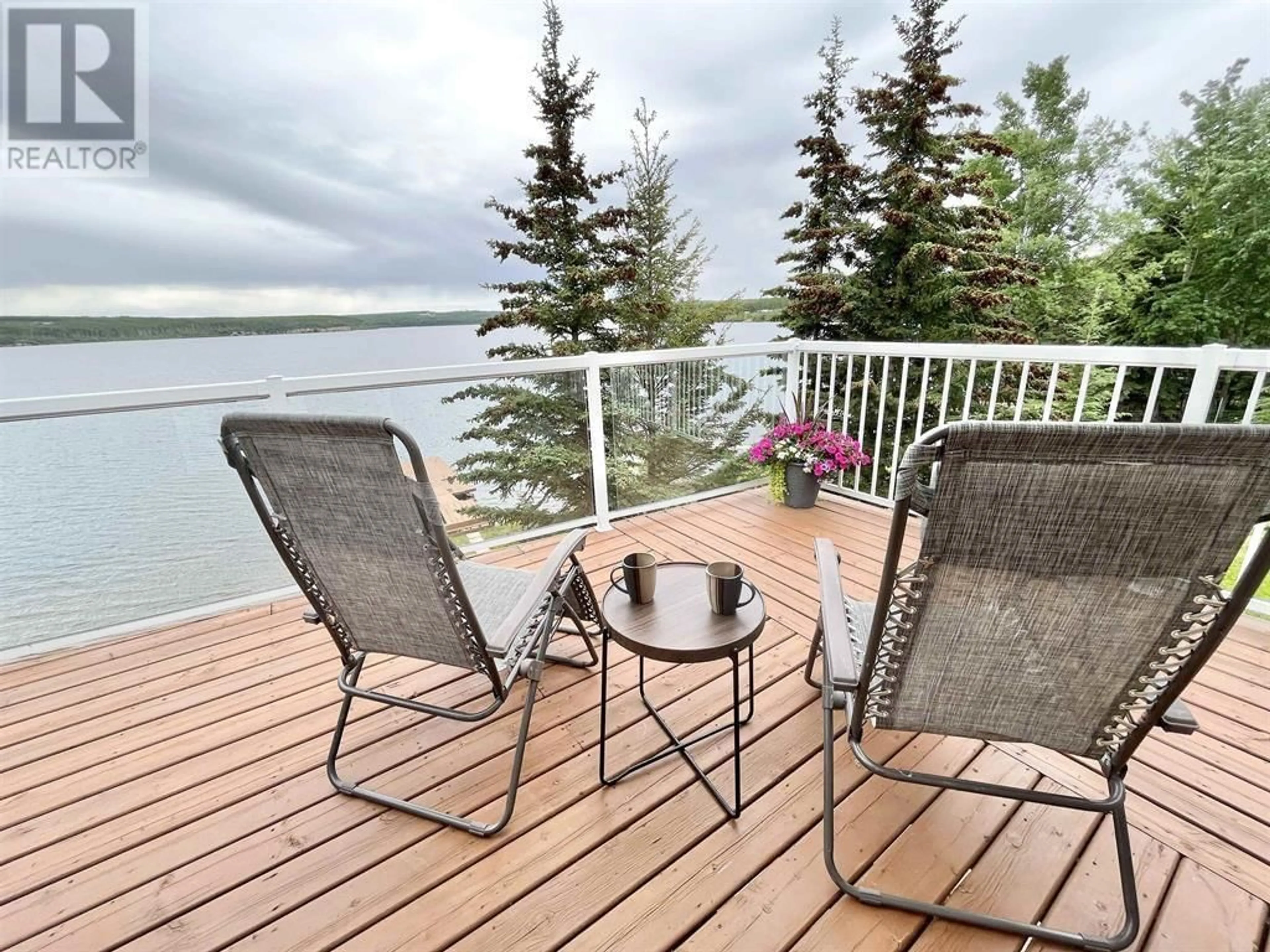 Patio, water/lake/river/ocean view for 13765 GOLF COURSE ROAD, Charlie Lake British Columbia V1J8K8