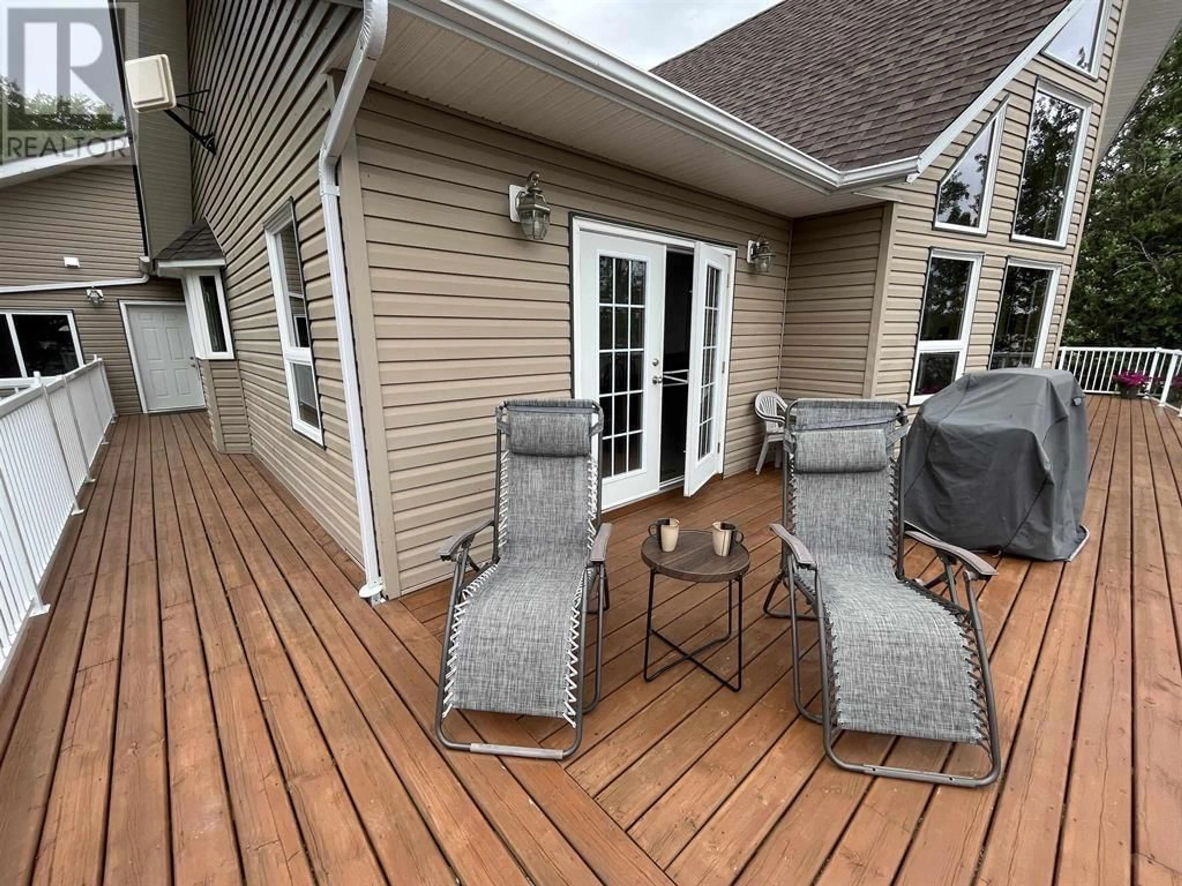 Patio, water/lake/river/ocean view for 13765 GOLF COURSE ROAD, Charlie Lake British Columbia V1J8K8