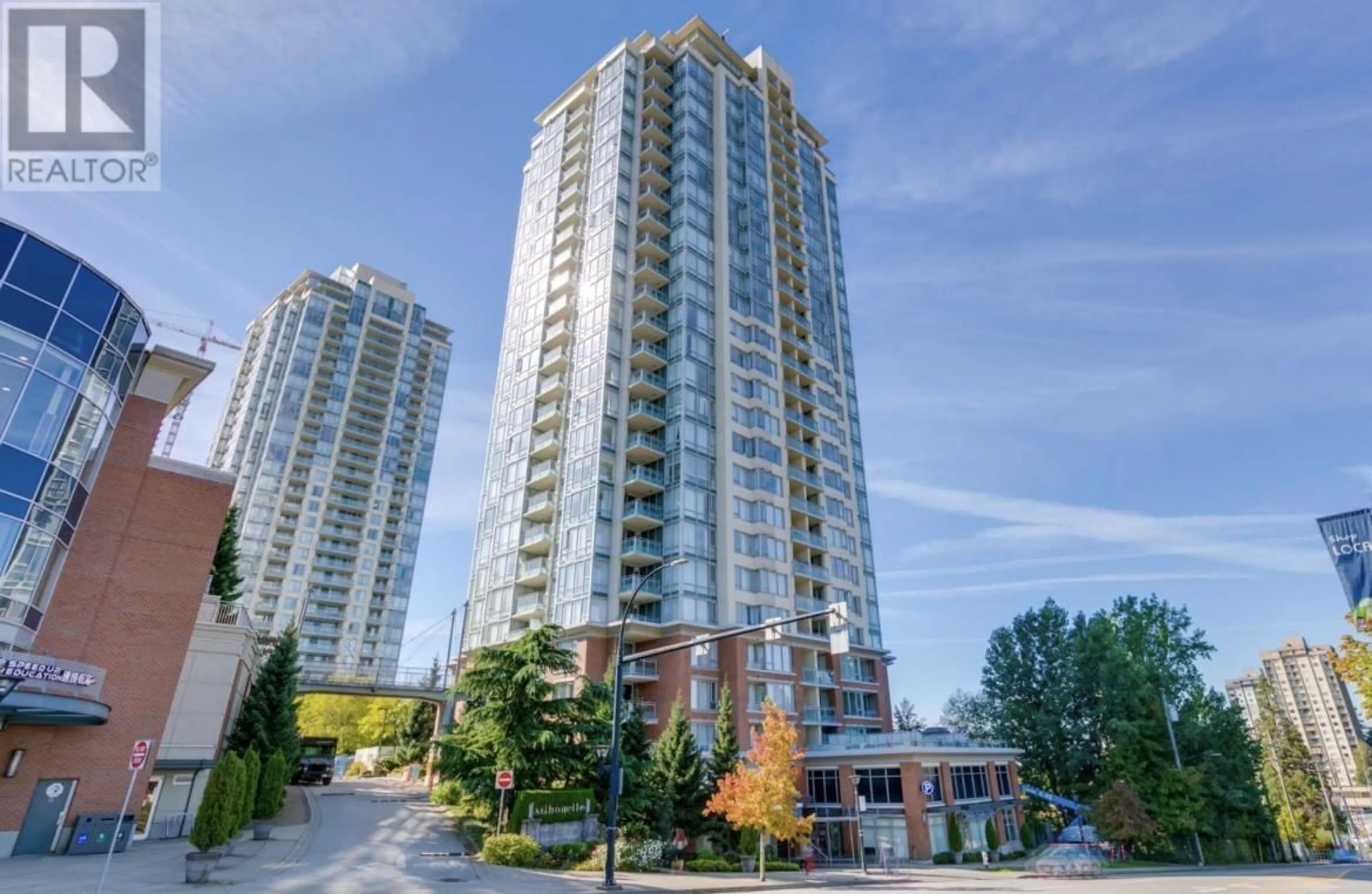 Patio, city buildings view from balcony for 2502 9888 CAMERON STREET, Burnaby British Columbia V3J0A4