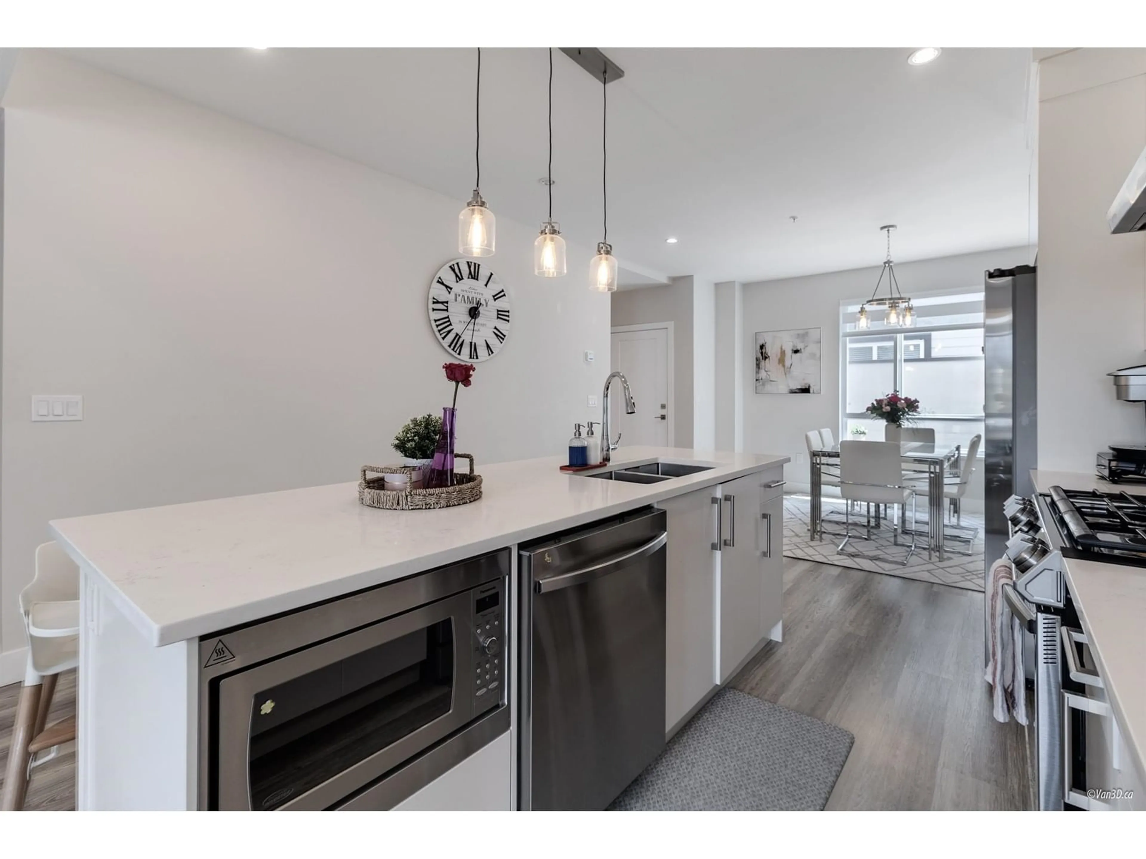 Open concept kitchen, unknown for 23 5515 199A STREET, Langley British Columbia V3A1J7