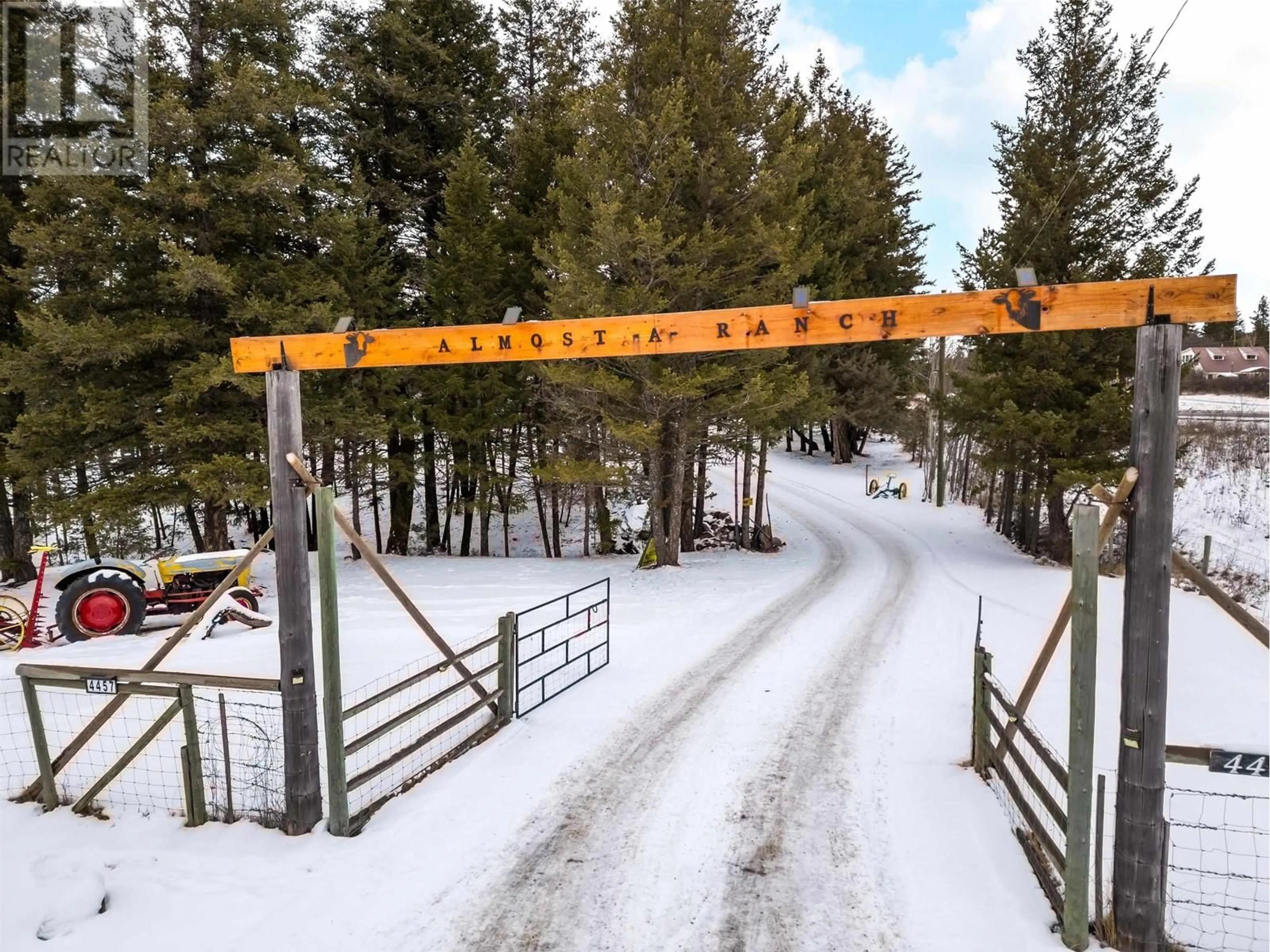 A pic from outside/outdoor area/front of a property/back of a property/a pic from drone, forest/trees view for 4457 FIRCREST ROAD, Lac La Hache British Columbia V0K1T1